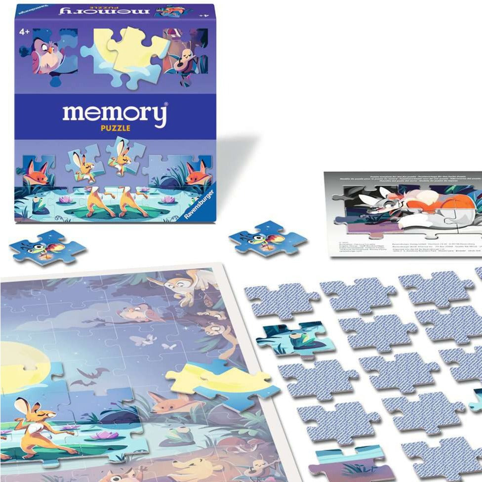 memory Puzzle Tiere am Teich, Brettspiel