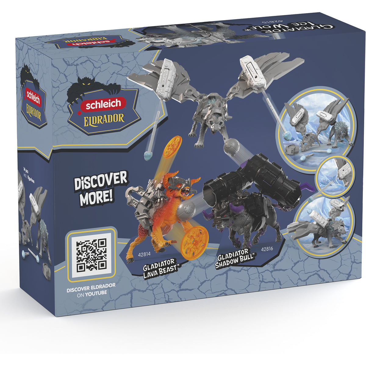 Eldrador Gladiator Eiswolf, Spielfigur