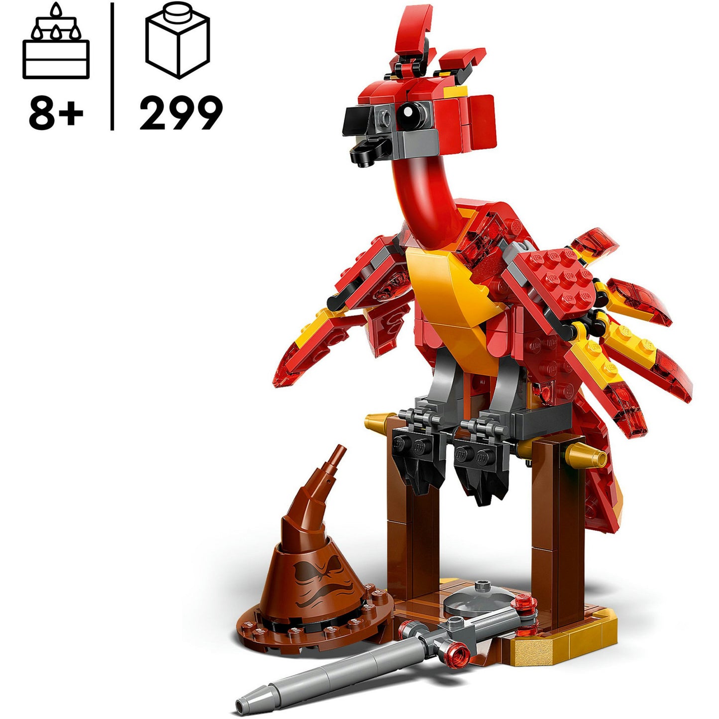 76448 Harry Potter Fawkes: Dumbledores Phönix, Konstruktionsspielzeug
