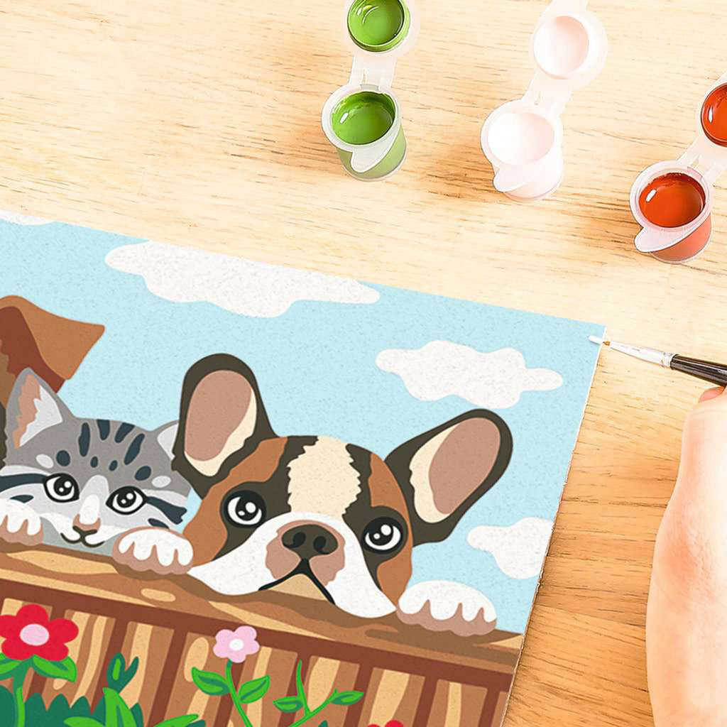 CreArt - Hunde und Katze, Malen