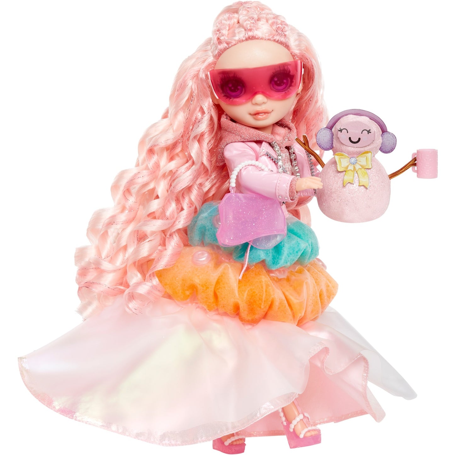 MGA Entertainment Rainbow High Winter Wonderland Doll - Bella (Pink)