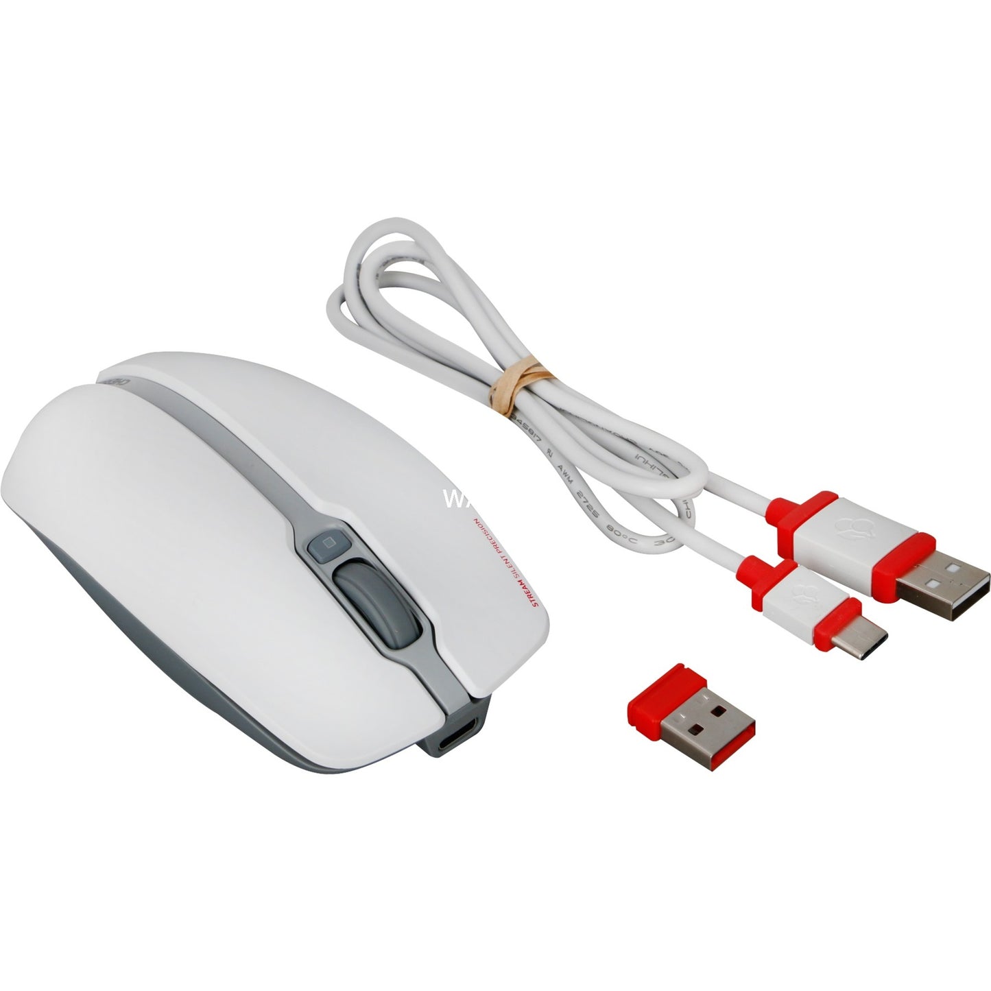 Cherry STREAM DESKTOP RECHARGE (weiss/grau, DE-Layout, Cherry SX-Scherentechnologie)