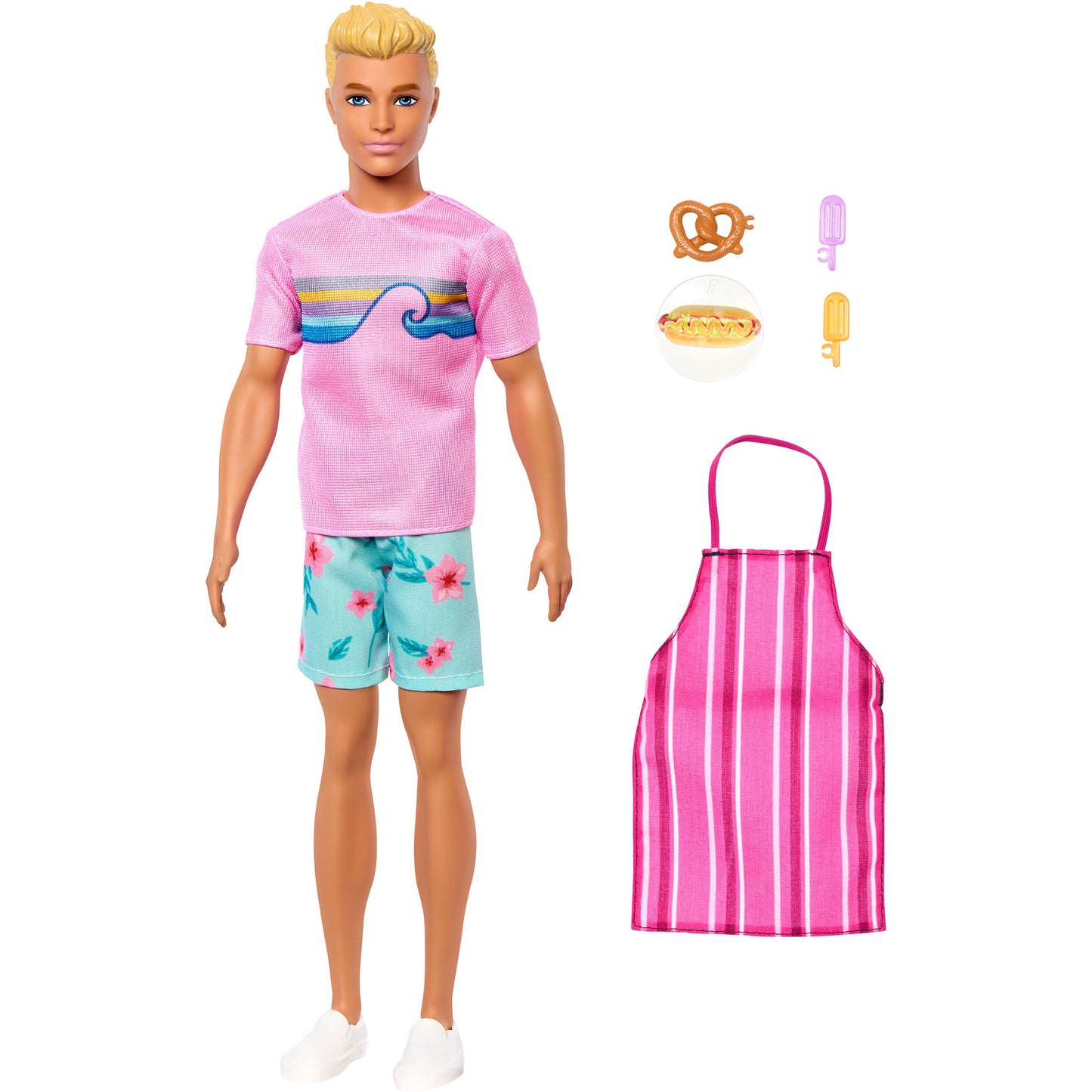 Barbie Mysteries Beach Detectives Ken-Puppe und Zubehör