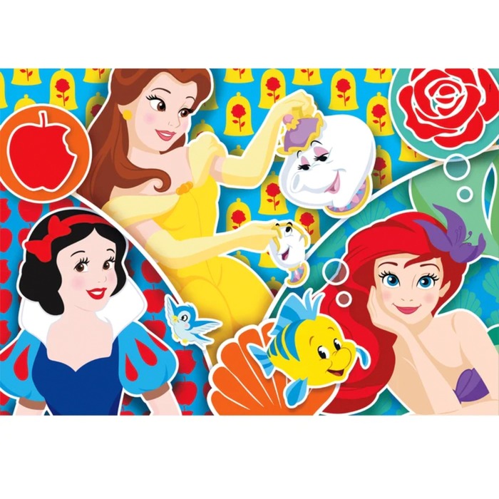 Clementoni Kinderpuzzle Supercolor - Disney Prinzessinnen (2x 20 Teile)