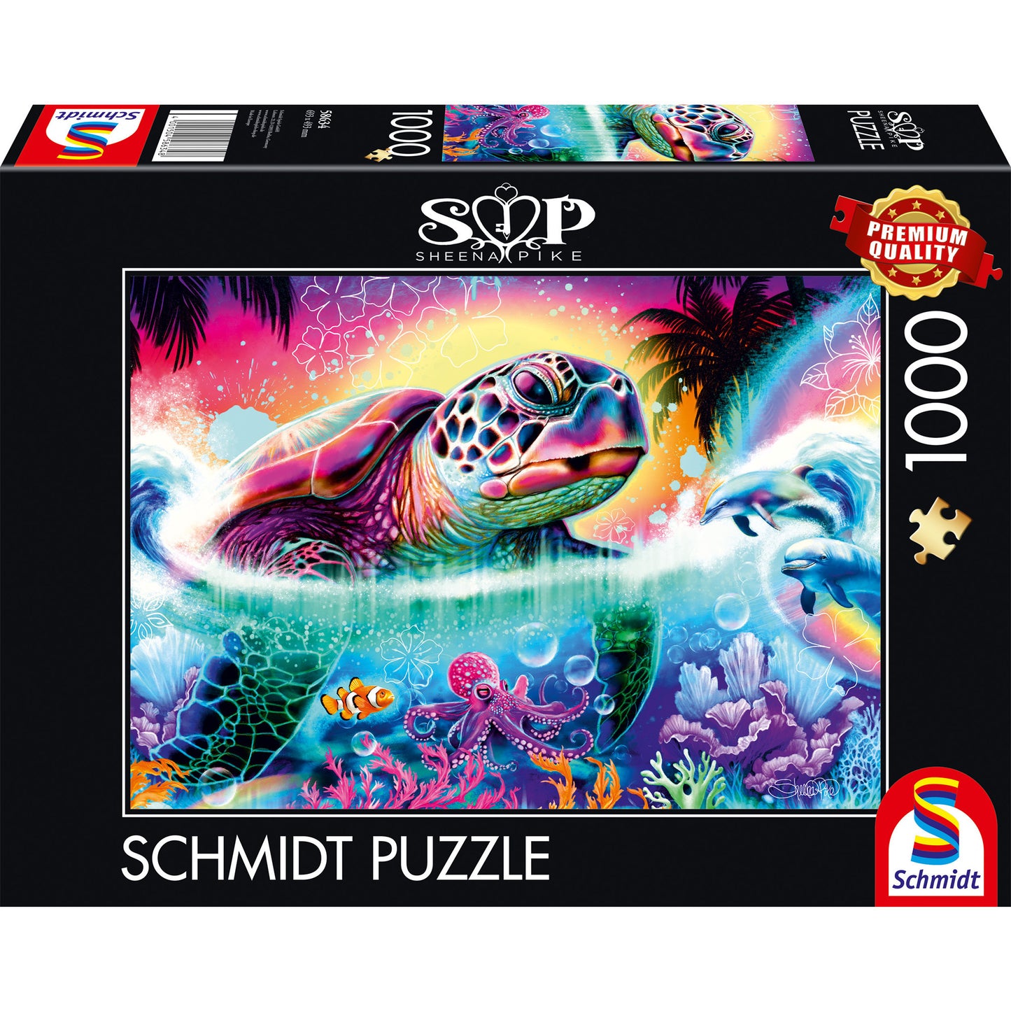 Sheena Pike: Neon-Schildkröte, Puzzle
