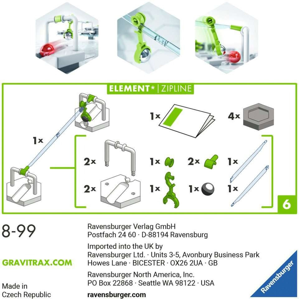 Ravensburger GraviTrax Element Zipline, Bahn