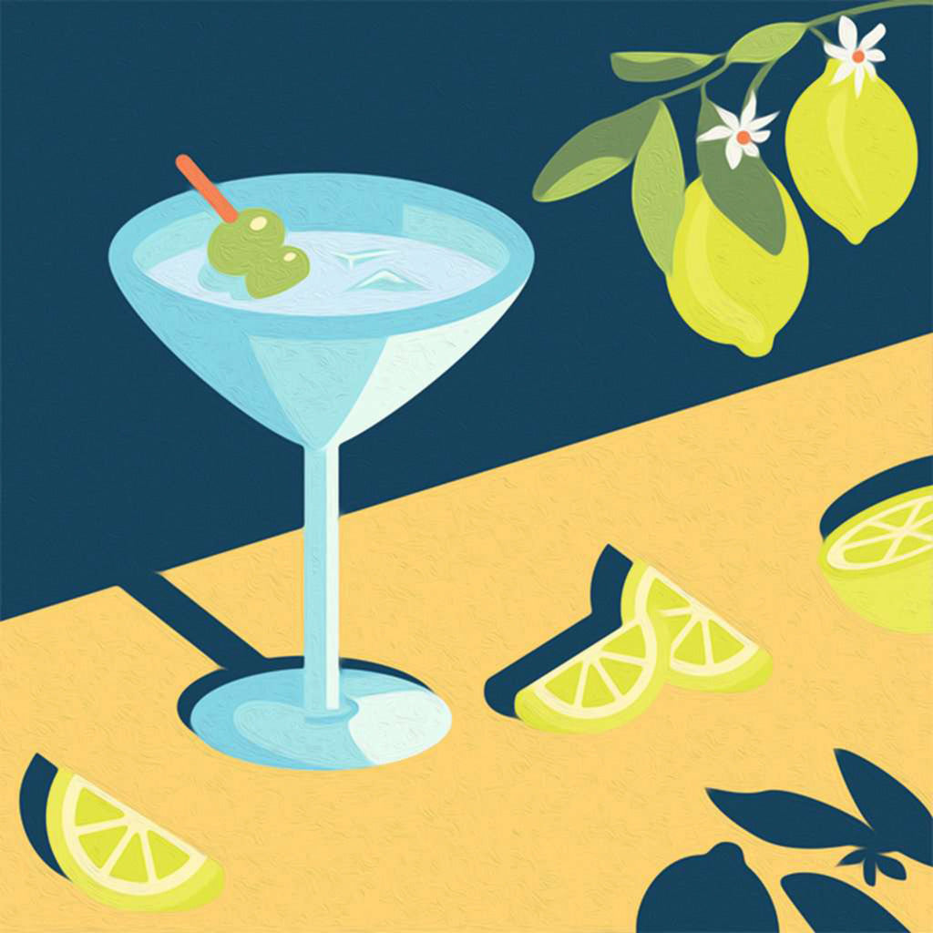 CreArt - Mocktail Zitrone, Malen