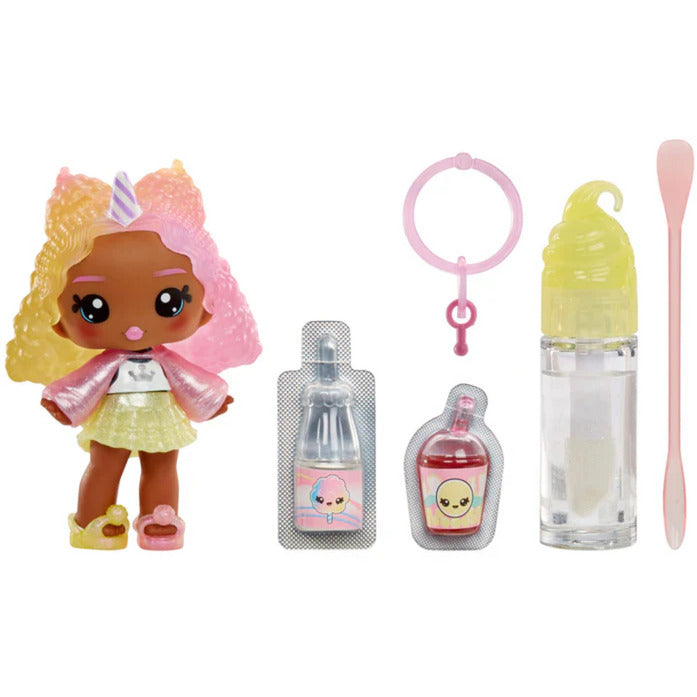 Yummiland Lip Gloss Doll Serie 2 - Nia Candy Fluff, Puppe