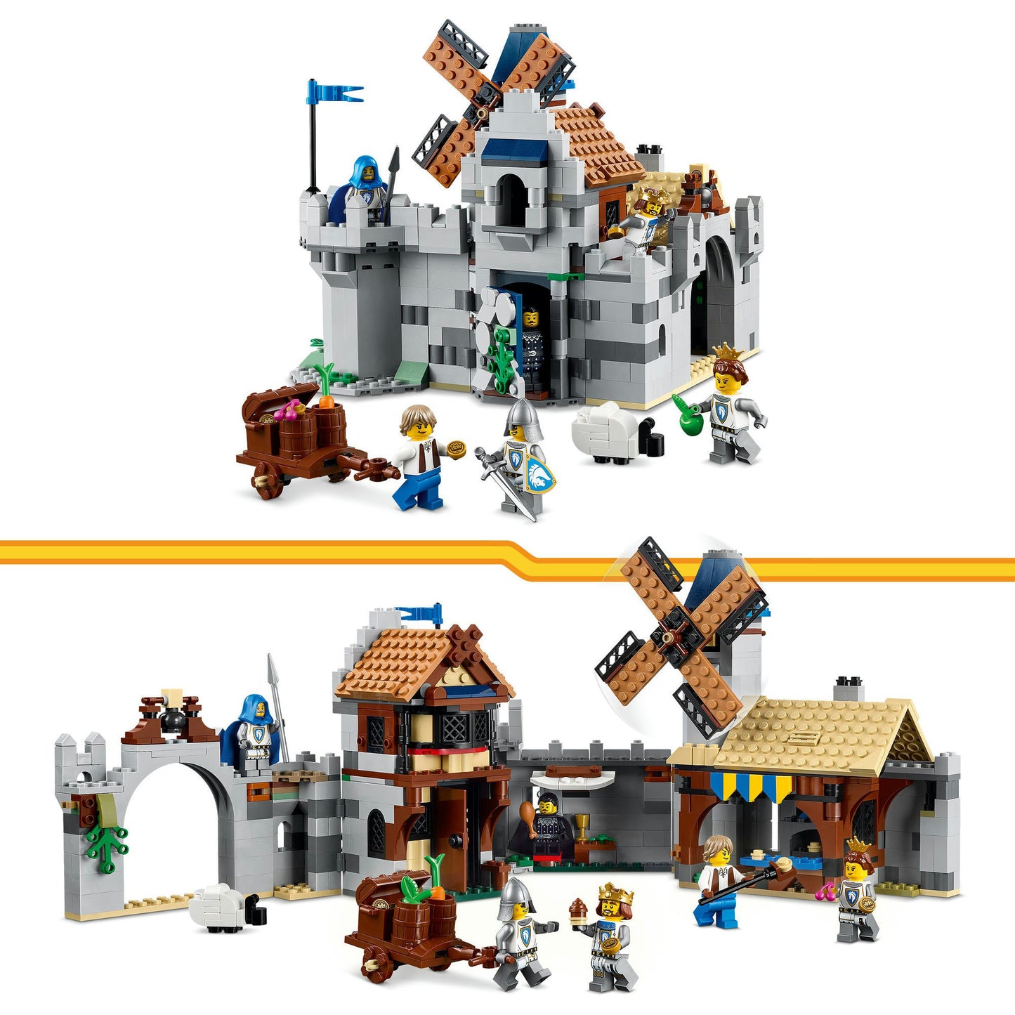 31168 Creator 3-in-1 Ritterburg im Mittelalter, Konstruktionsspielzeug
