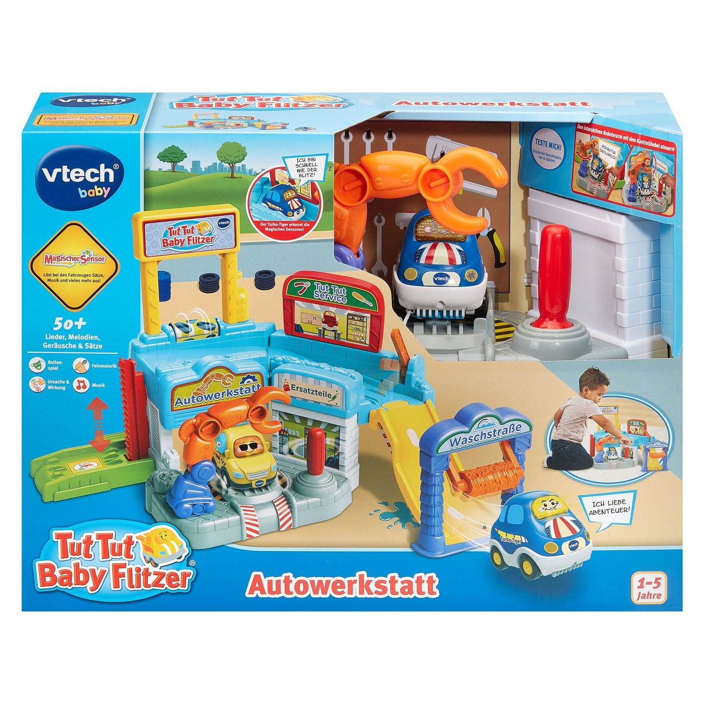 Tut Tut Baby Flitzer - Autowerkstatt, Spielgebäude
