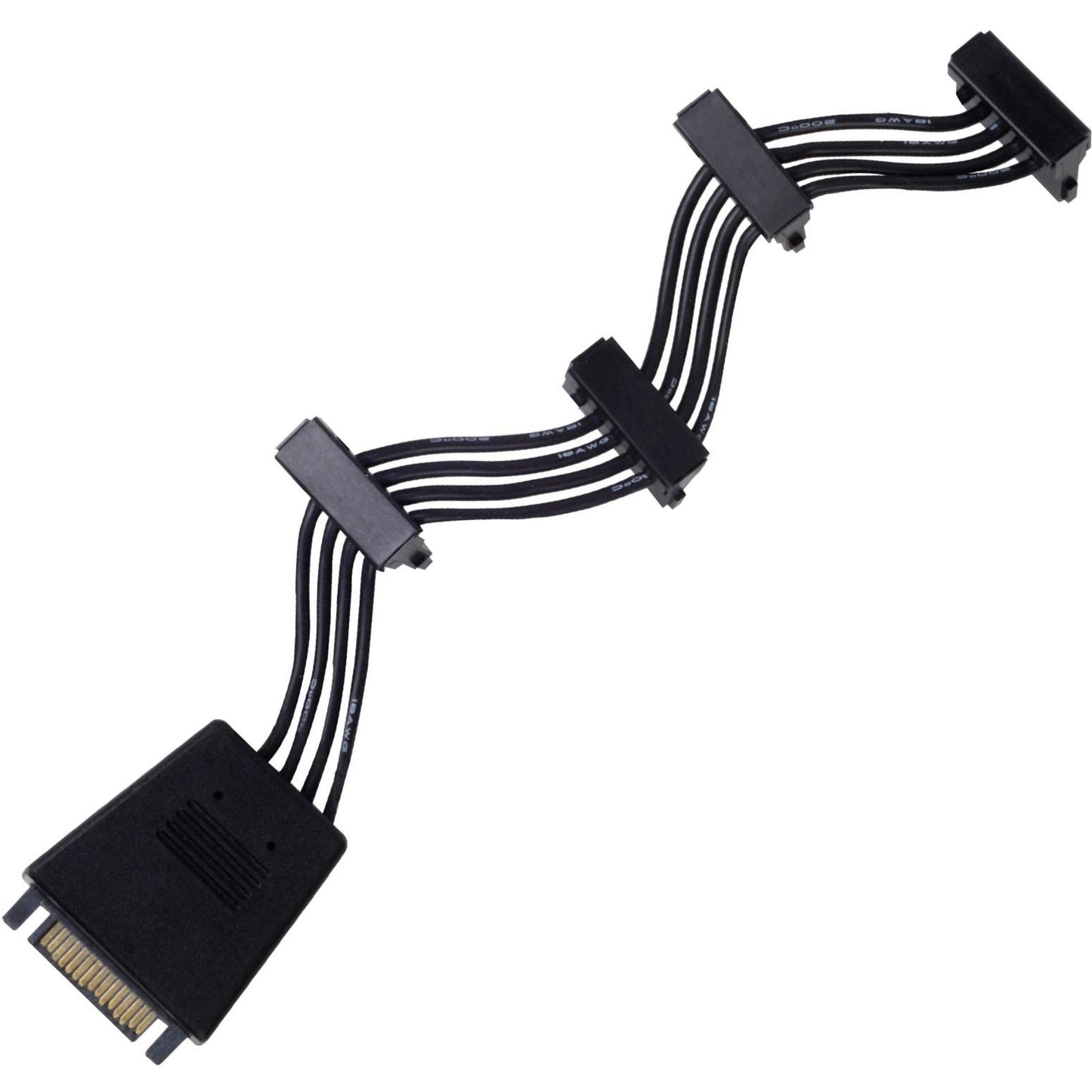 Silverstone Technology SST-CP06-E4, 1x 15-Pin-SATA > 4x 15-Pin-SATA