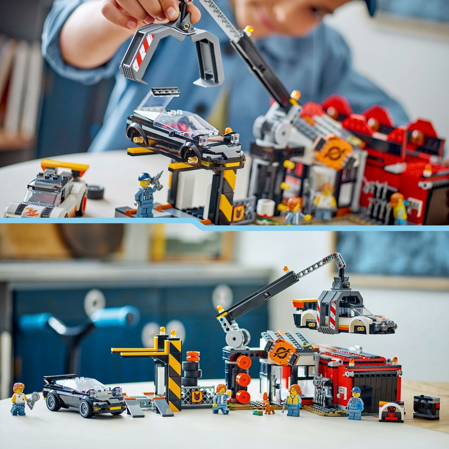 60472 City Schrottplatz mit Autos, Konstruktionsspielzeug
