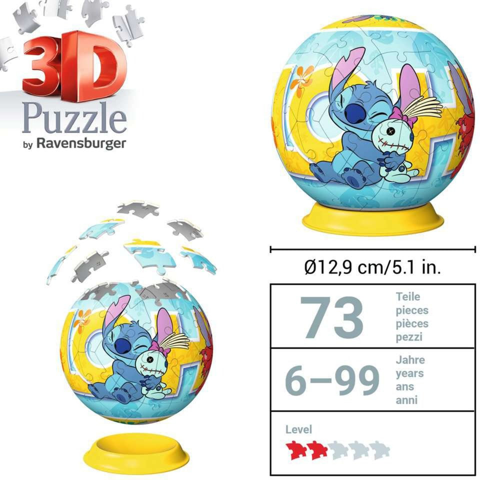 3D Puzzleball Disney Stitch