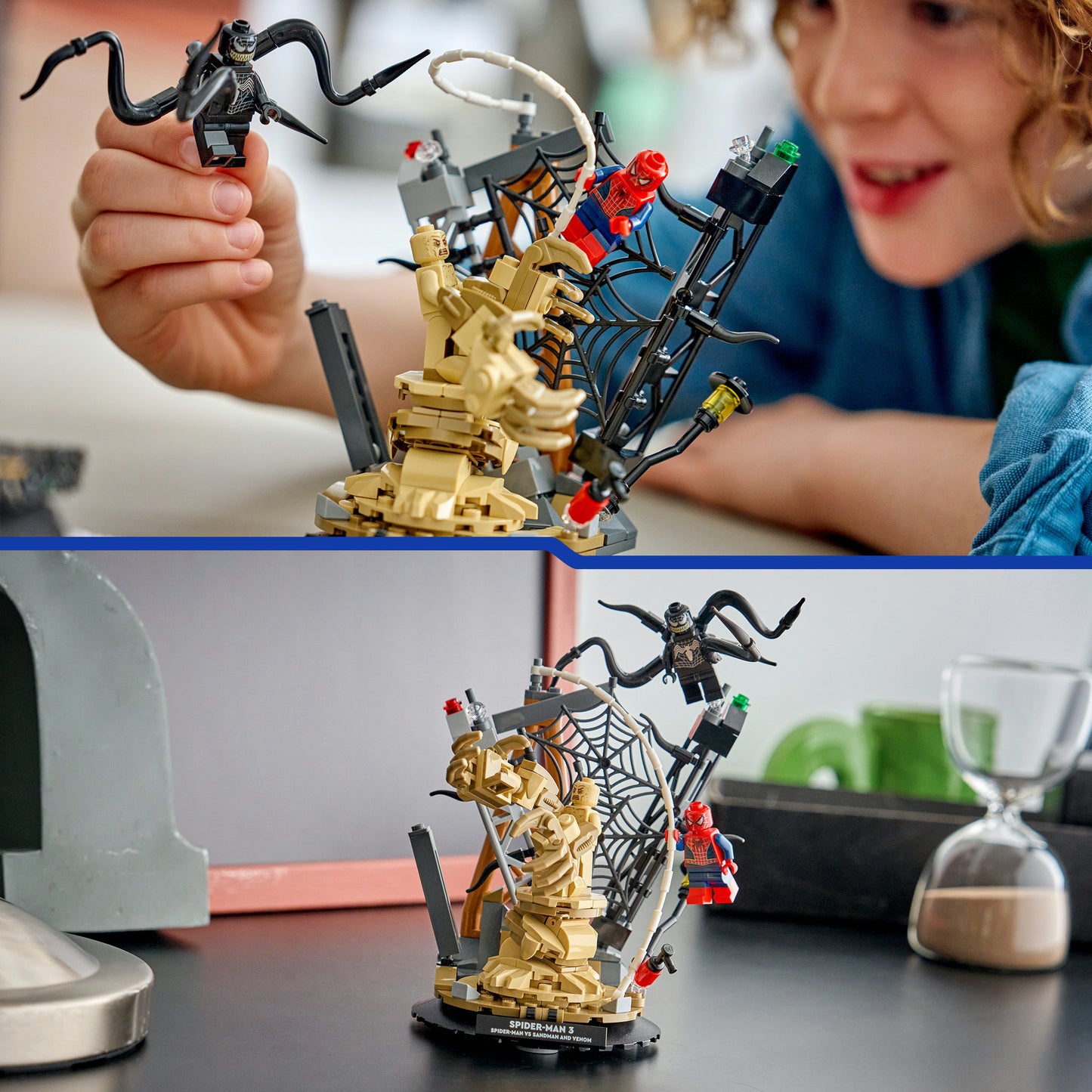 76334 Marvel Super Heroes Grosser Showdown: Spider-Man vs. Sandman, Konstruktionsspielzeug