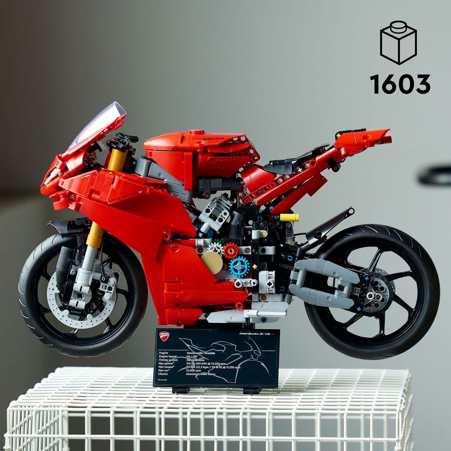 42202 Technic Ducati Panigale V4 S Motorrad, Konstruktionsspielzeug