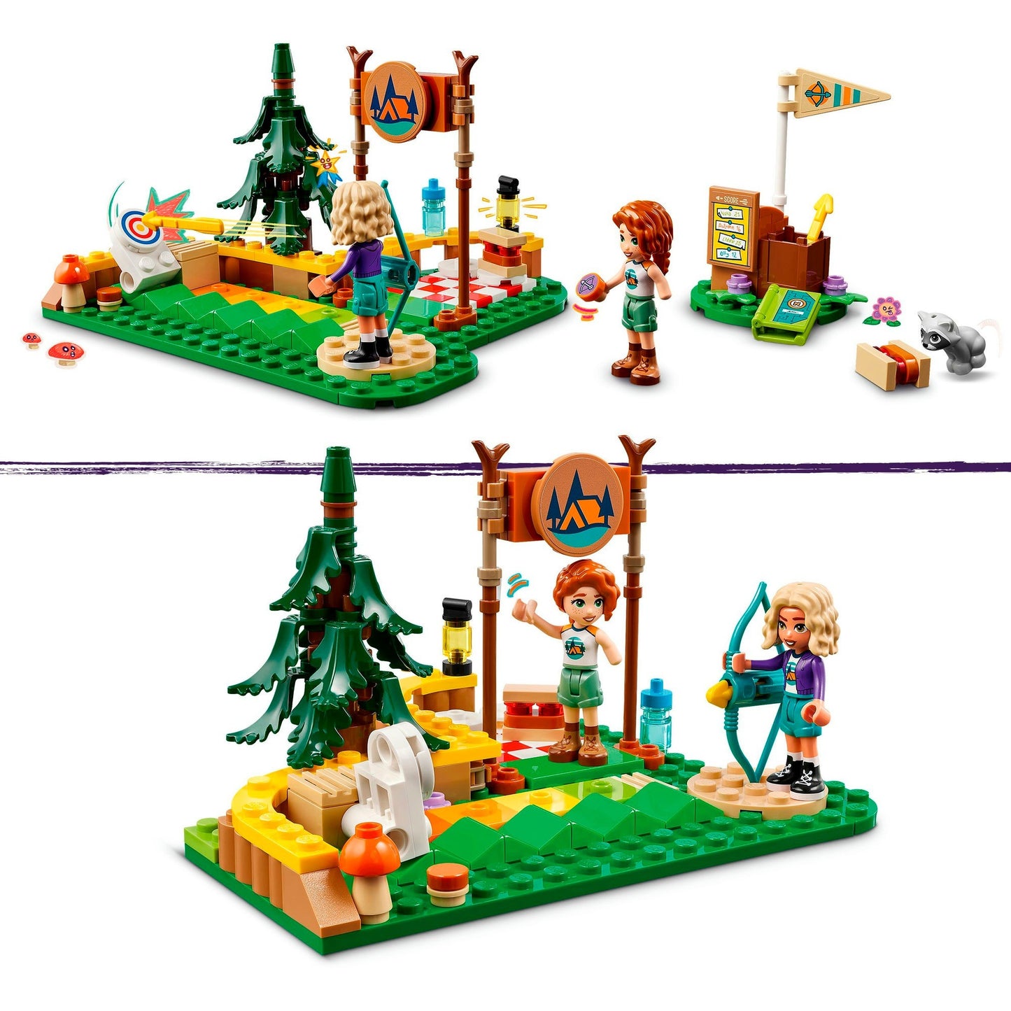 LEGO 42622 Friends Bogenschießen im Abenteuercamp, Konstruktionsspielzeug