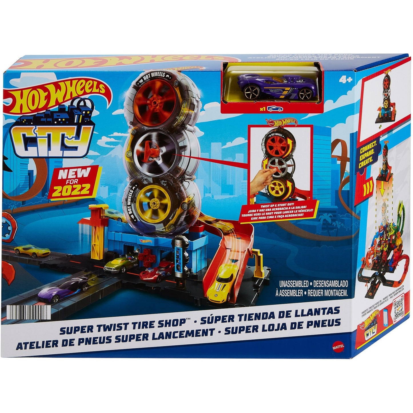 City Super Reifen Shop, Spielgebäude