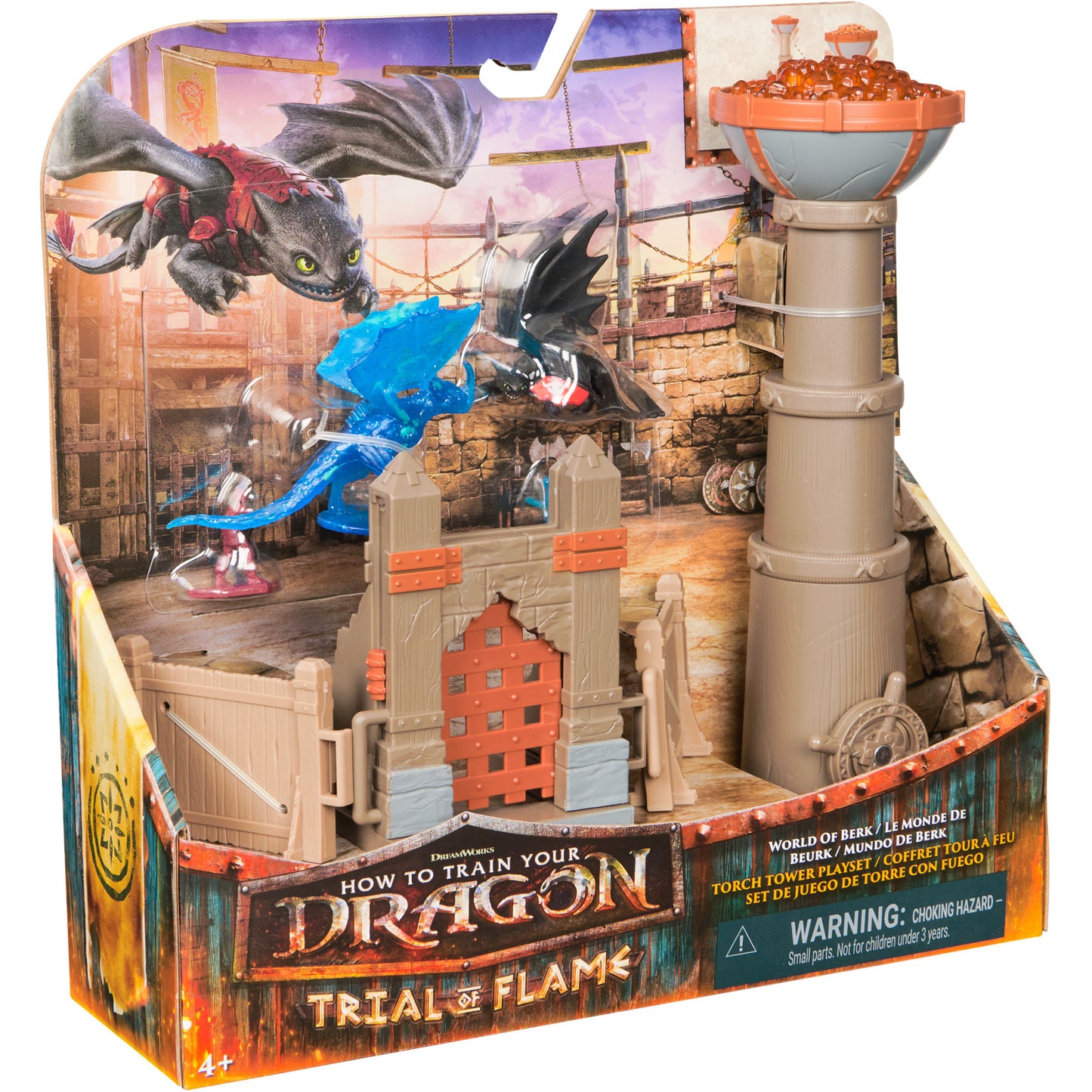 Drachenzähmen leicht gemacht - Drachen-Arena: Fackelturm-Spielset, Spielgebäude