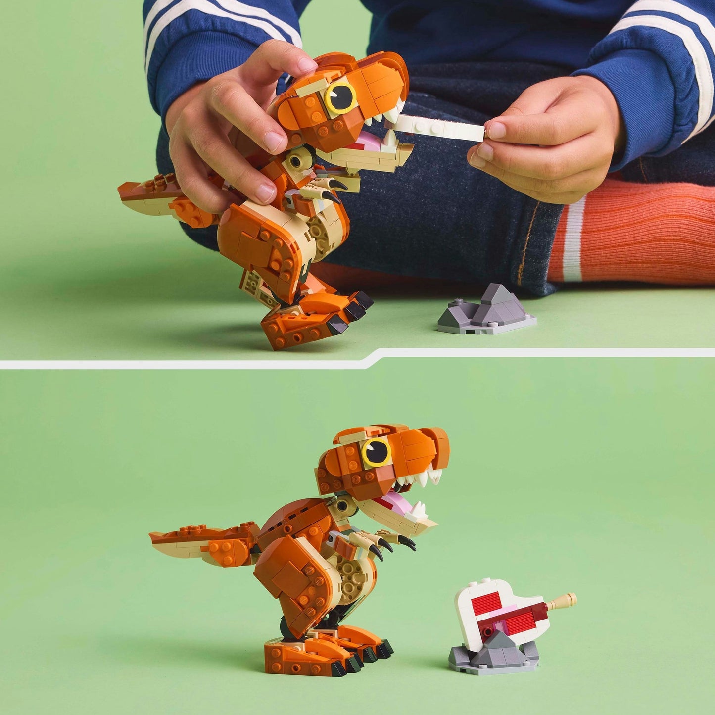 76967 Jurassic World Little Eatie: T.Rex, Konstruktionsspielzeug