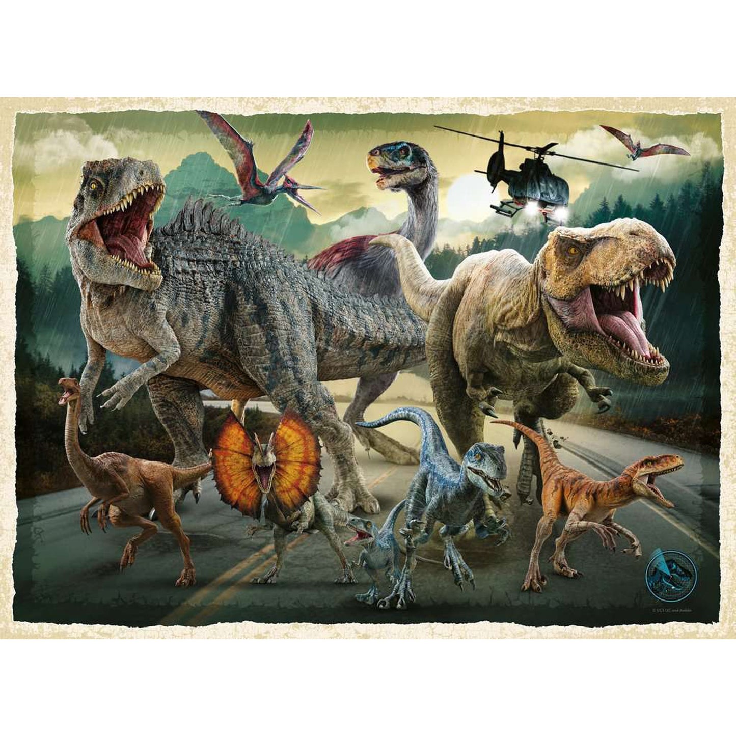 Ravensburger Kinderpuzzle Jurassic World Das Leben findet einen Weg (200 Teile)