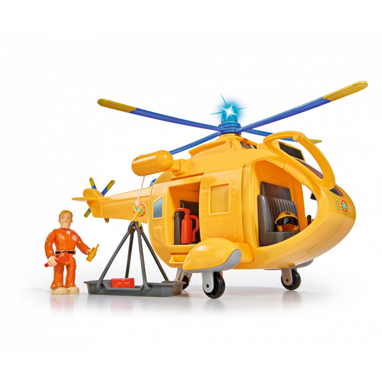 Feuerwehrmann Sam Hubschrauber Wallaby II mit Figur, Spielfahrzeug