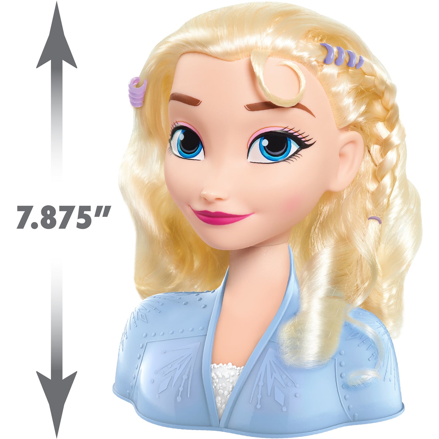 Disney Frozen 2 Basic Elsa Styling Head, Schmink- und Frisierkopf