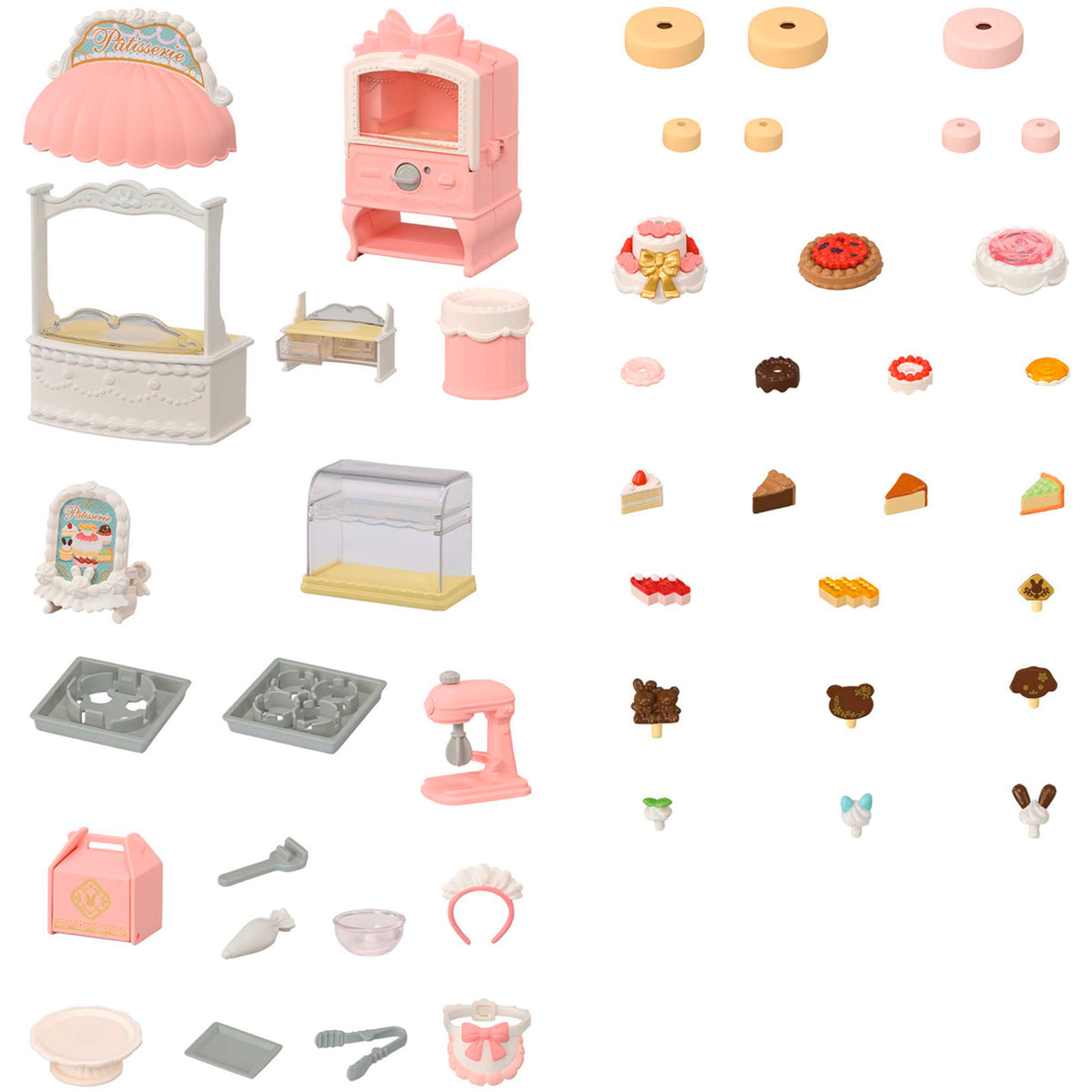 Sylvanian Families - Dorfkonditorei Set für Starter Haus, Konstruktionsspielzeug