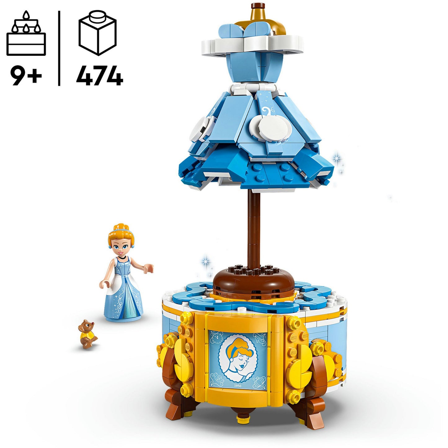 43266 Disney Princess Cinderellas Kleid, Konstruktionsspielzeug