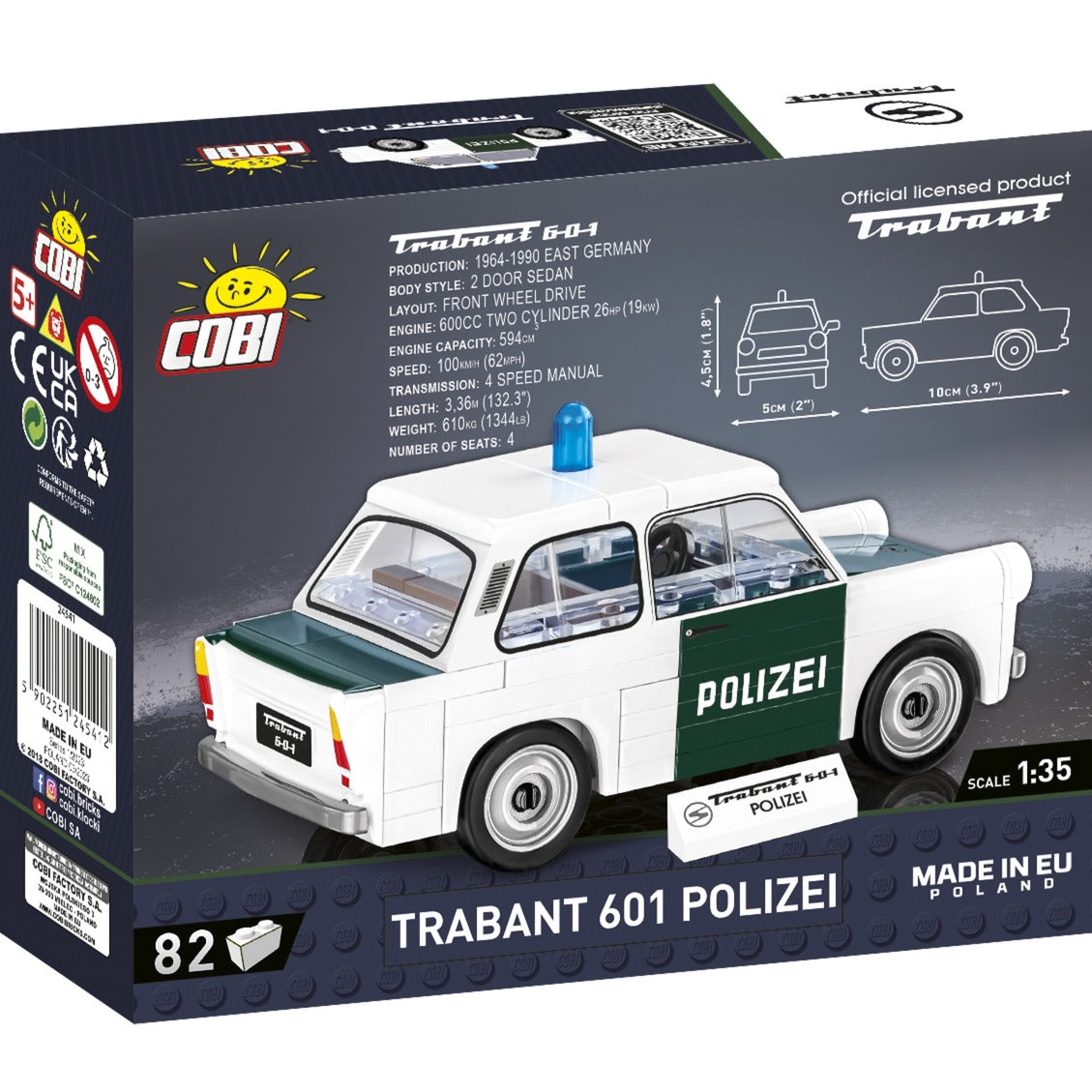 Trabant 601 Polizei, Konstruktionsspielzeug
