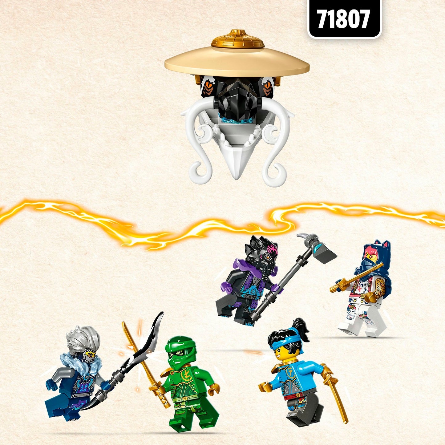 LEGO 71809 Ninjago Egalt der Meisterdrache, Konstruktionsspielzeug