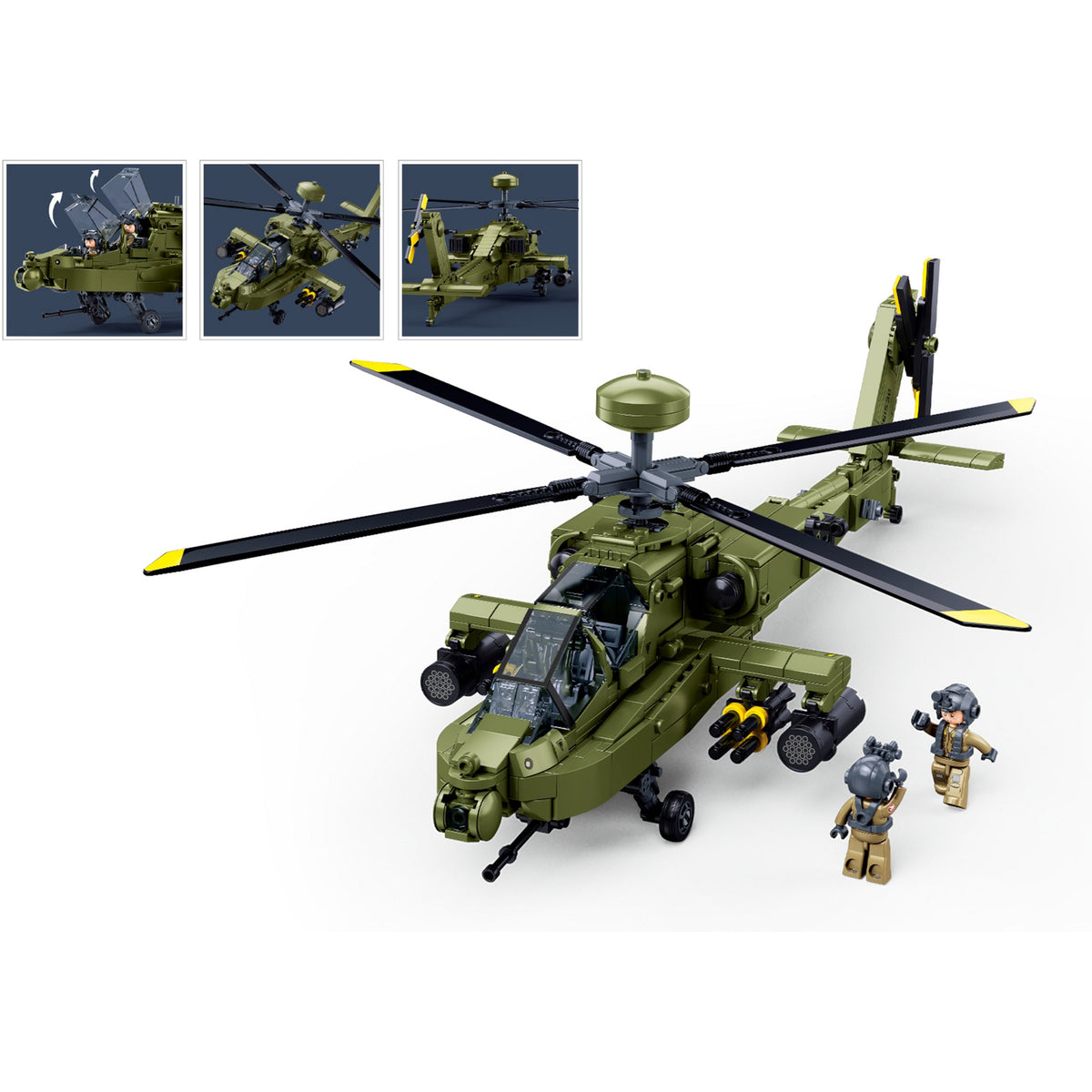 ModelBricks AH-64D Apache Longbow, Konstruktionsspielzeug