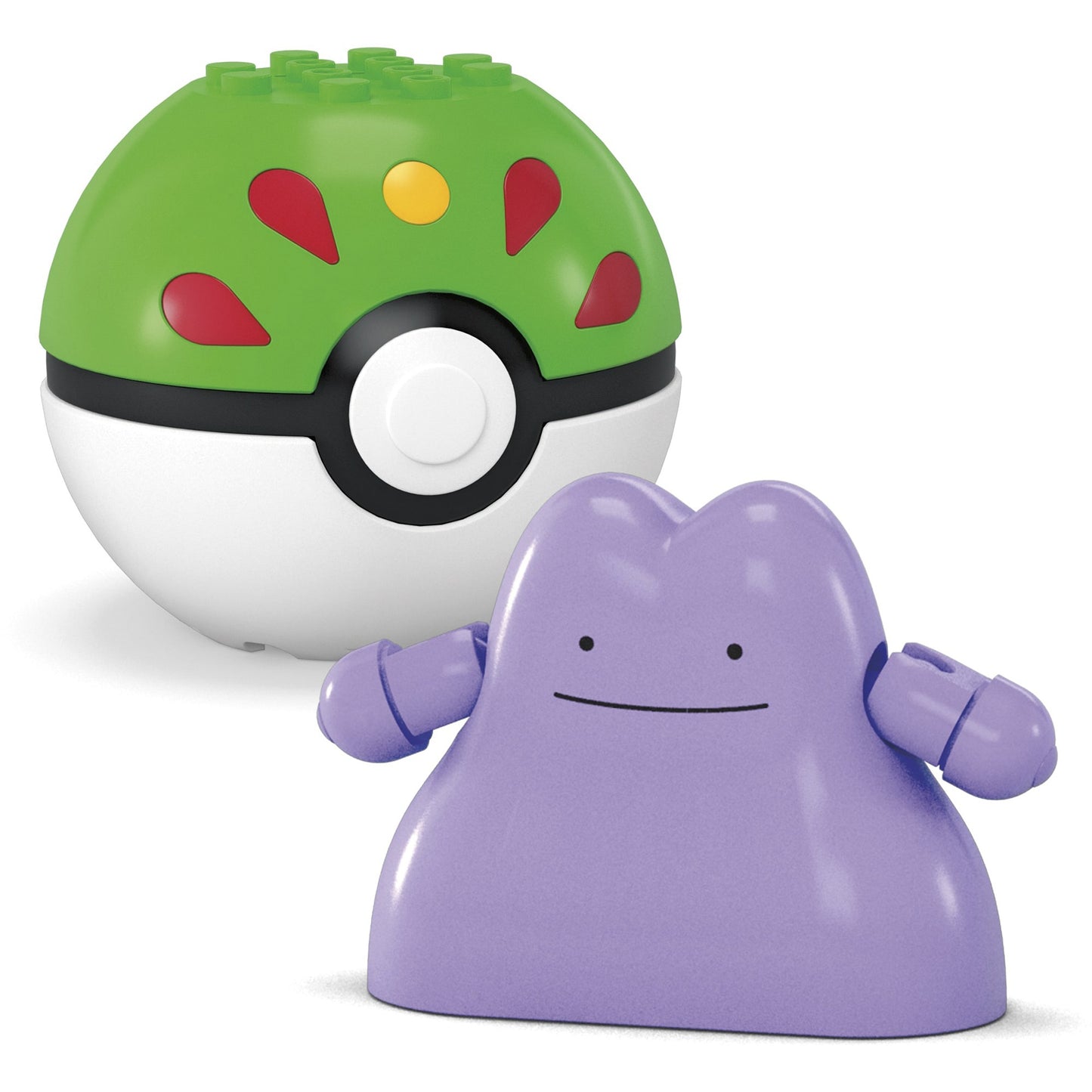 MEGA Pokémon 2er Pokéball Set - Pikachu und Ditto, Konstruktionsspielzeug
