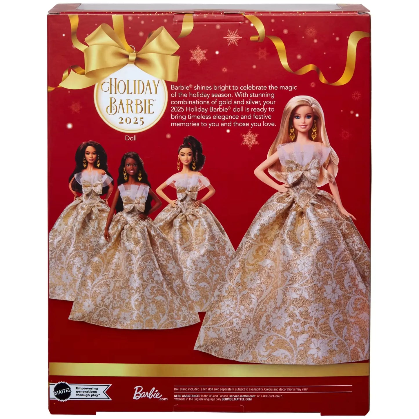 Barbie Signature 2025 Holiday Barbie-Puppe blond