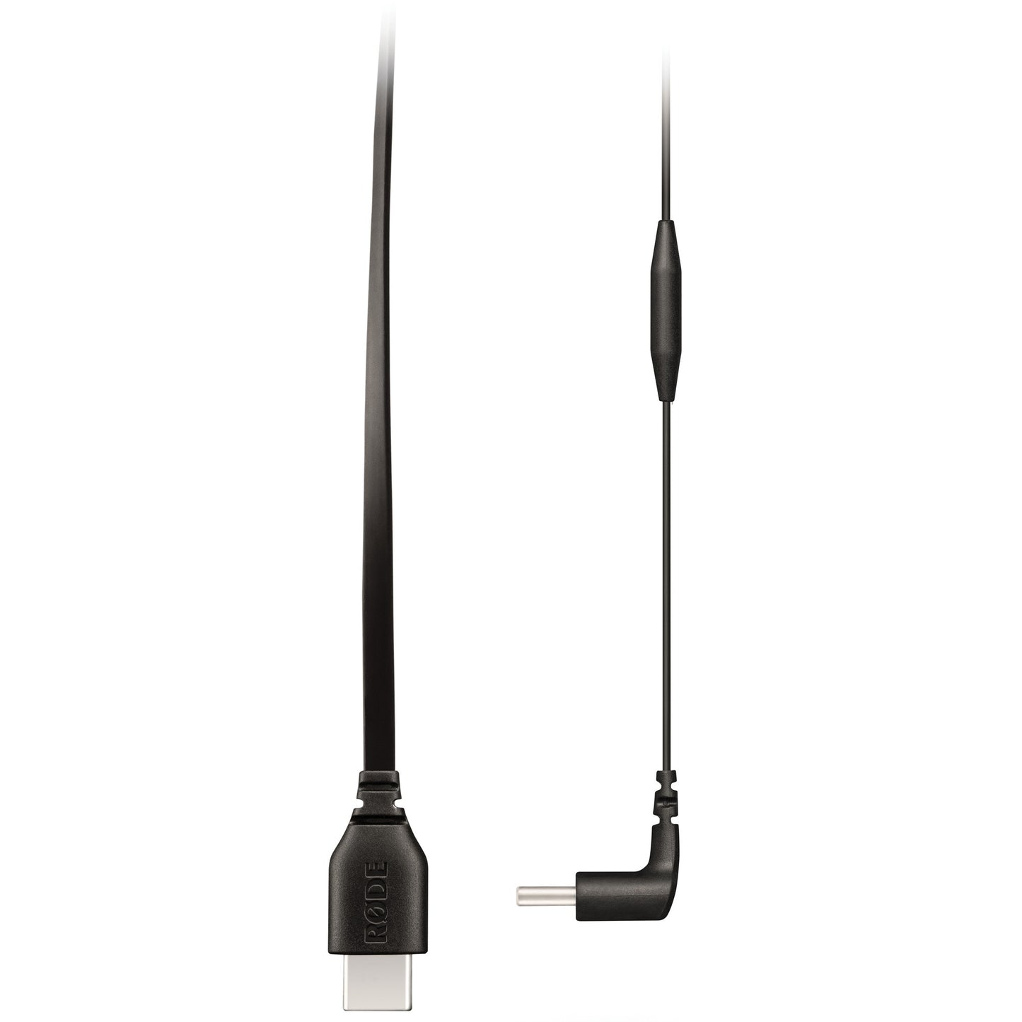 Rode Microphones USB Flachkabel, USB-C Stecker > USB-C Stecker 90° (schwarz, 30cm)