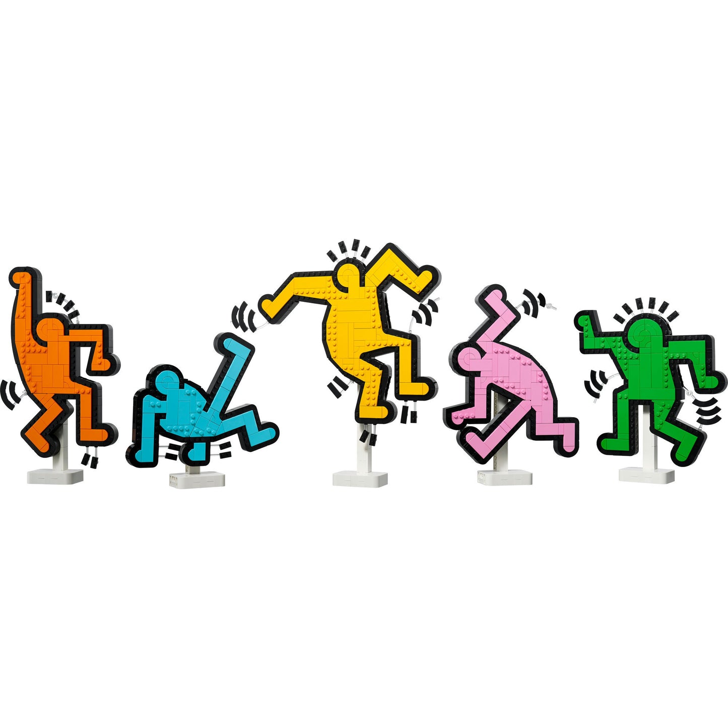 31216 Art Keith Haring - Tanzende Figuren, Konstruktionsspielzeug