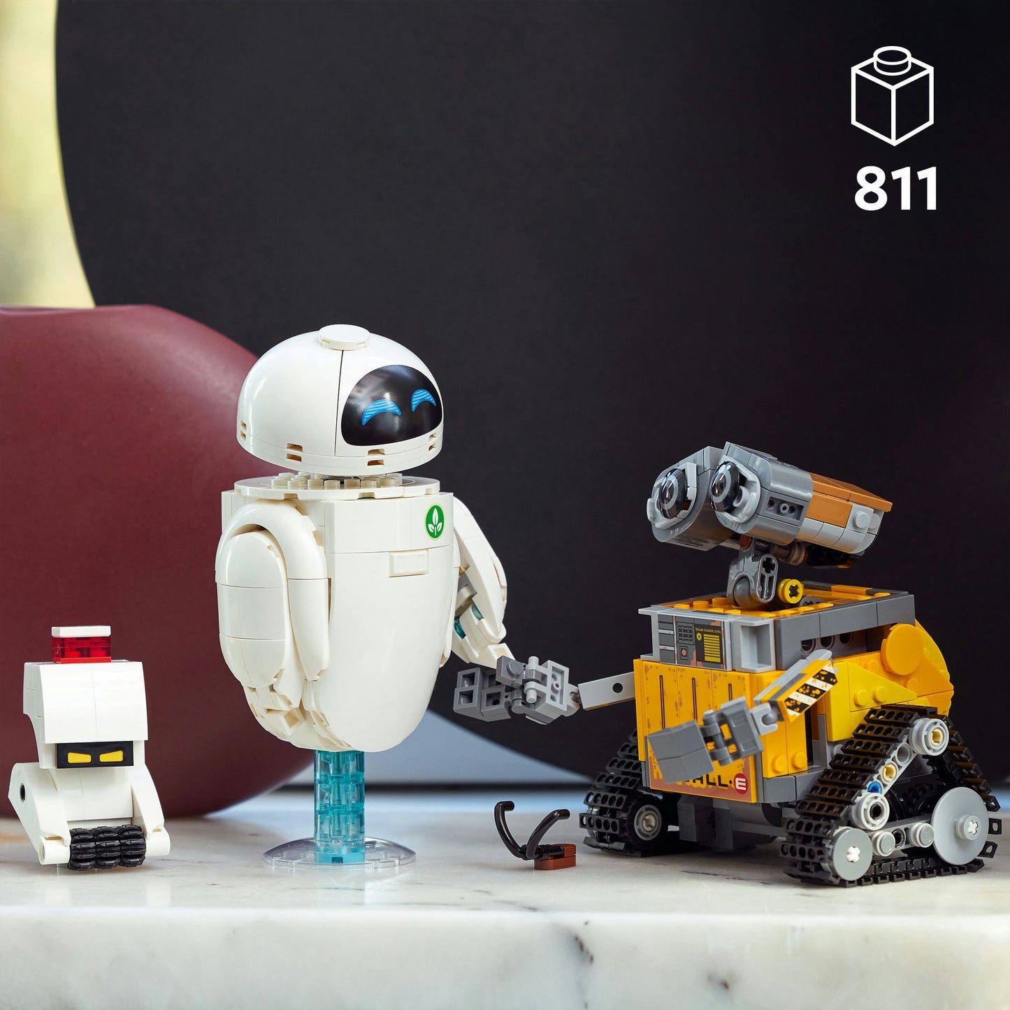 43279 Disney Pixar WALL-E und EVE, Konstruktionsspielzeug