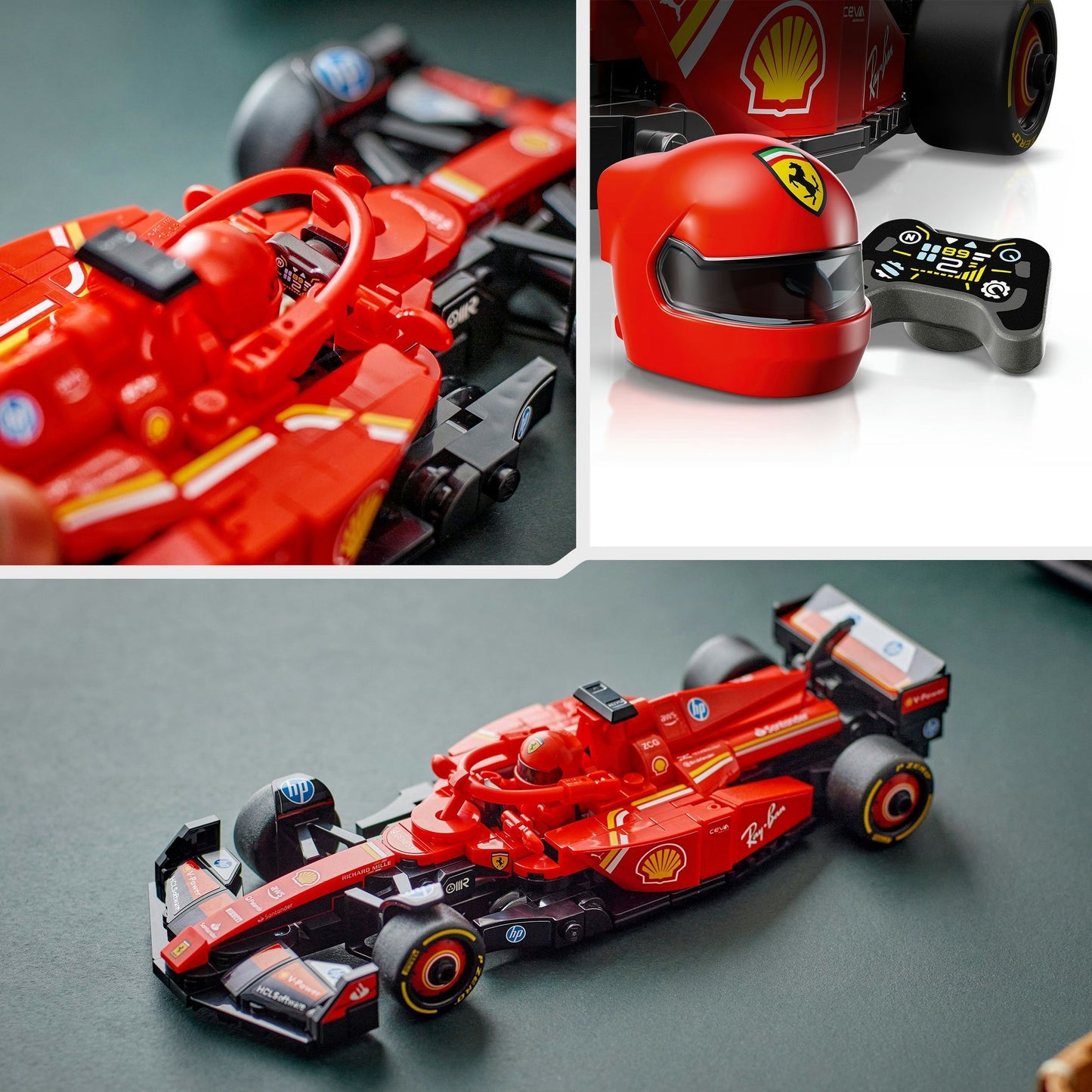 77242 Speed Champions Ferrari SF-24 F1 Rennauto, Konstruktionsspielzeug
