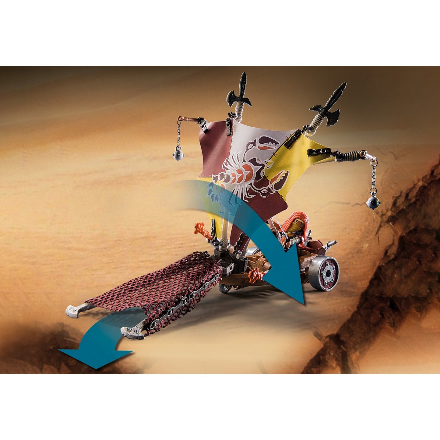 PLAYMOBIL 71026 Novelmore Sal'ahari Sands - Dünensurfer, Konstruktionsspielzeug