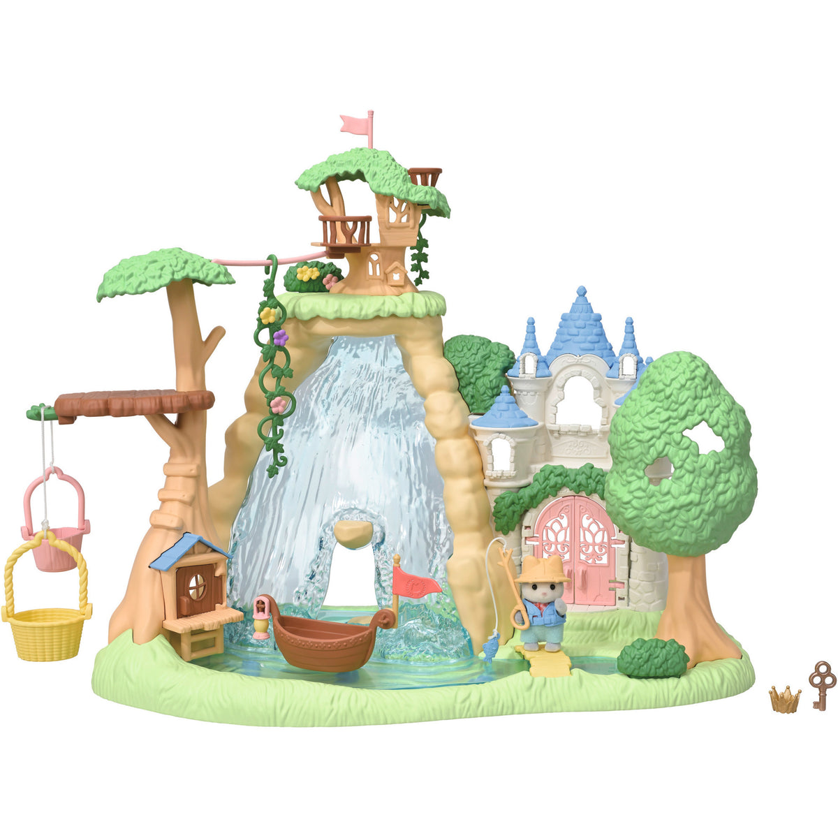 Sylvanian Families - Abenteuerspielplatz Wasserfall, Konstruktionsspielzeug