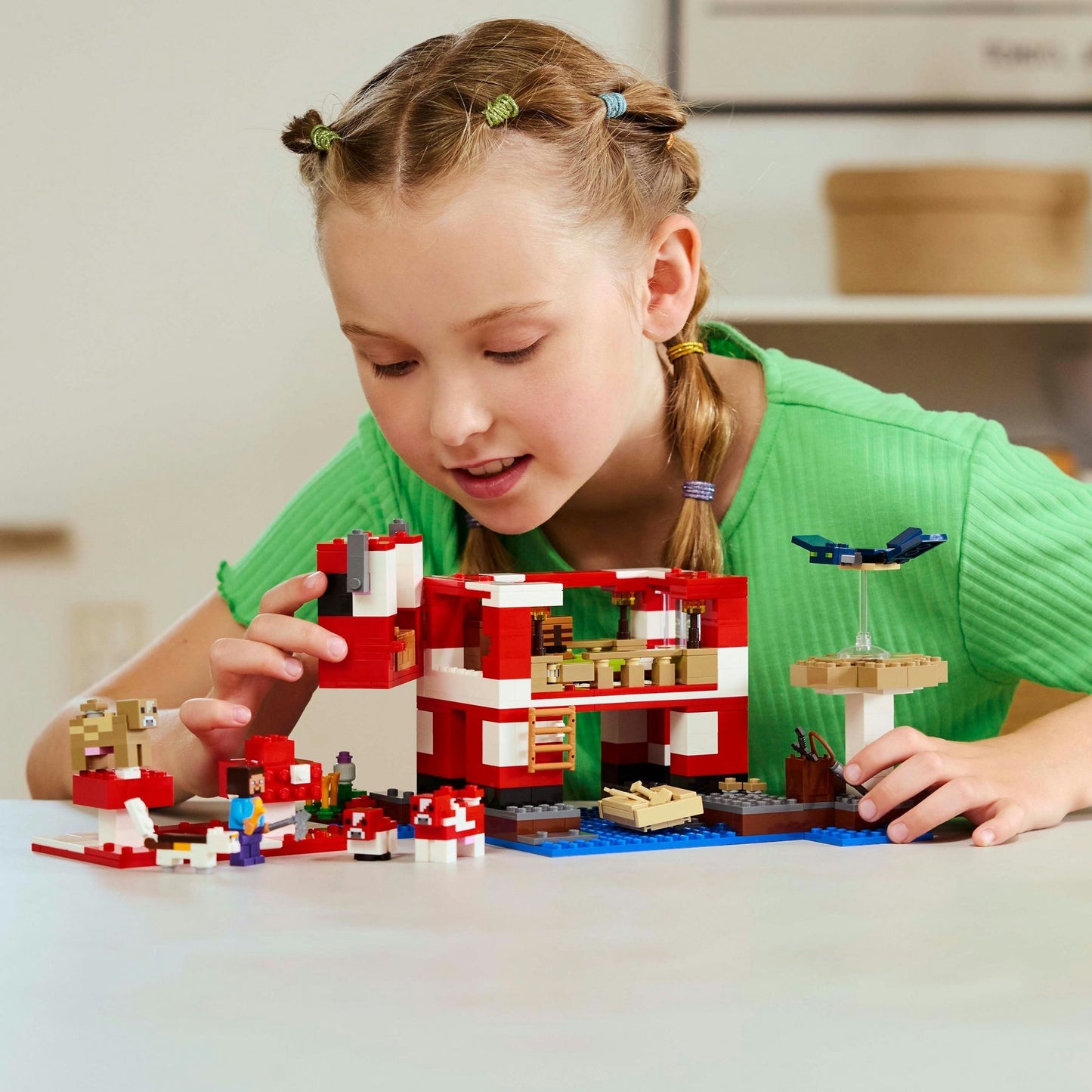 21270 Minecraft Das Pilzkuh-Haus, Konstruktionsspielzeug
