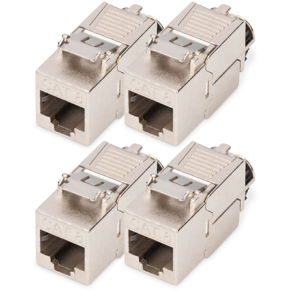 Keystone-Modul Cat. 8.1, geschirmt, 4 Stück