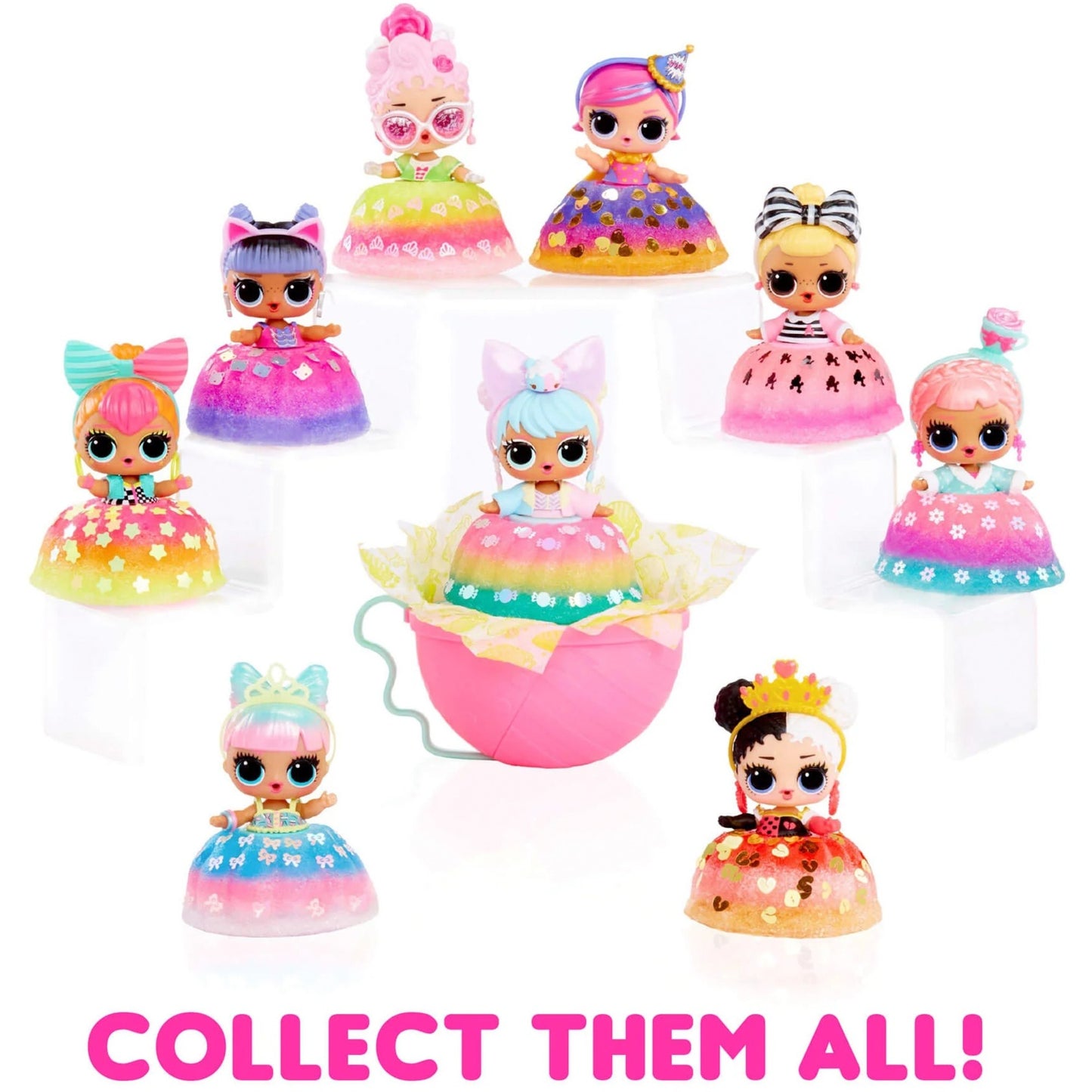 MGA Entertainment L.O.L. Surprise Mix & Make Birthday Cake Tots (sortierter Artikel)