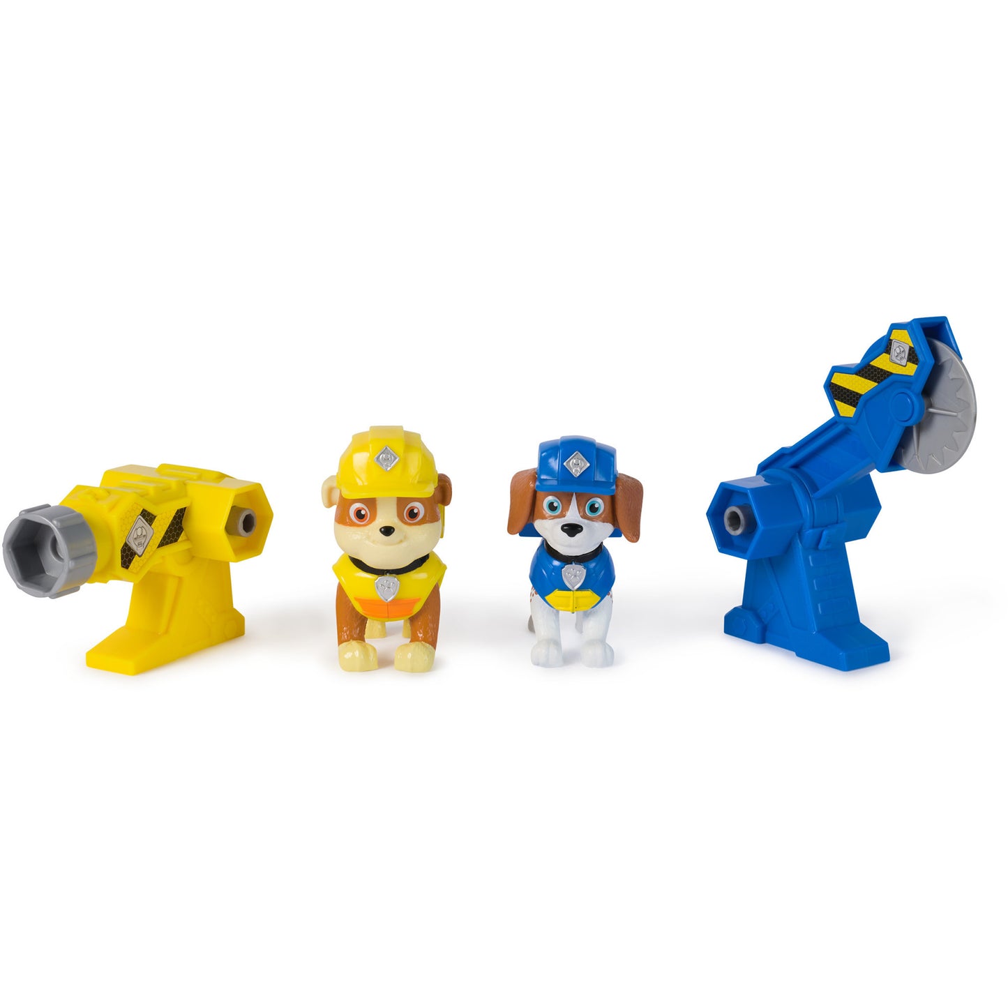 Rubble & Crew Power Tool Pups - Spielset mit 2 Hundefiguren Rubble und Wheeler, Spielfigur