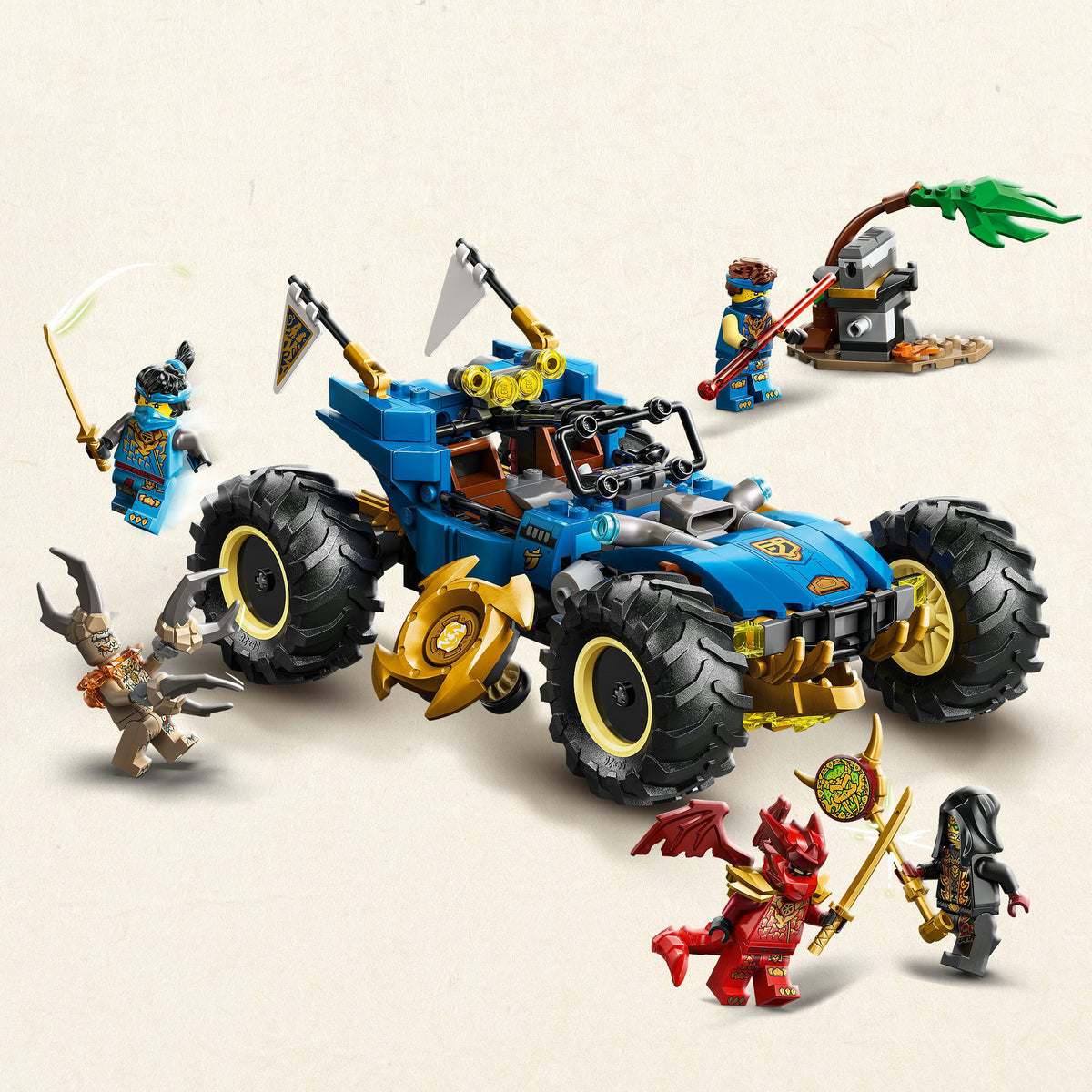 71856 Ninjago Jays Transformationsflitzer, Konstruktionsspielzeug