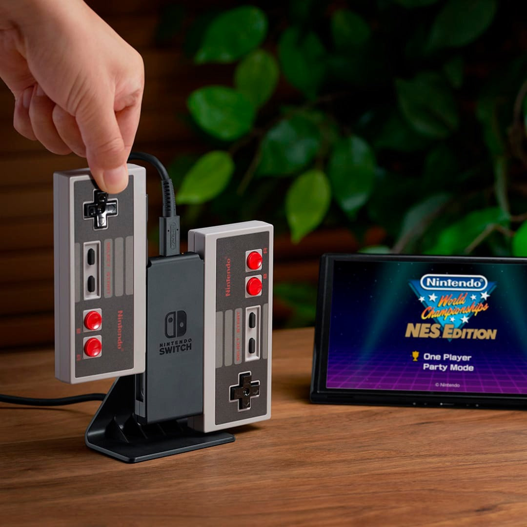 Nintendo Joy-Con-Ladeaufsteller (schwarz, für 2 Controller)
