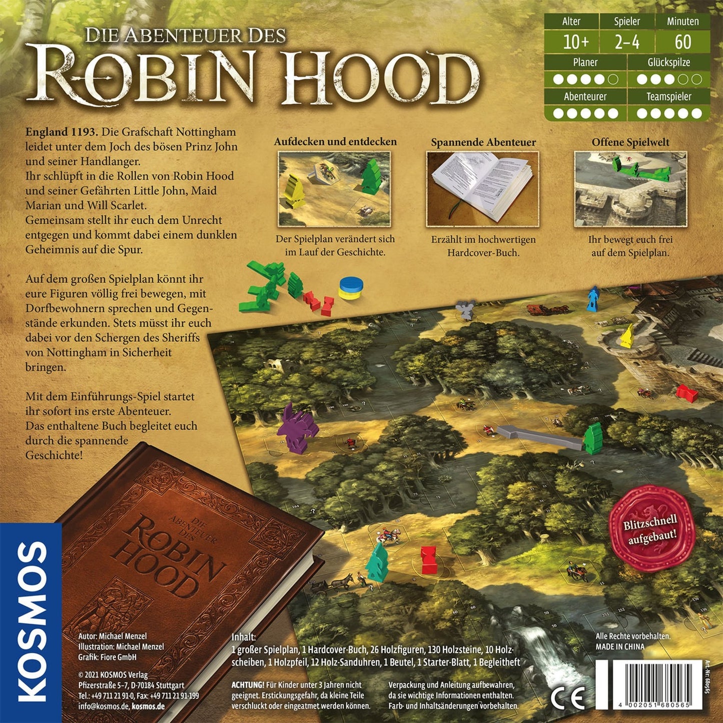 KOSMOS Die Abenteuer des Robin Hood, Brettspiel
