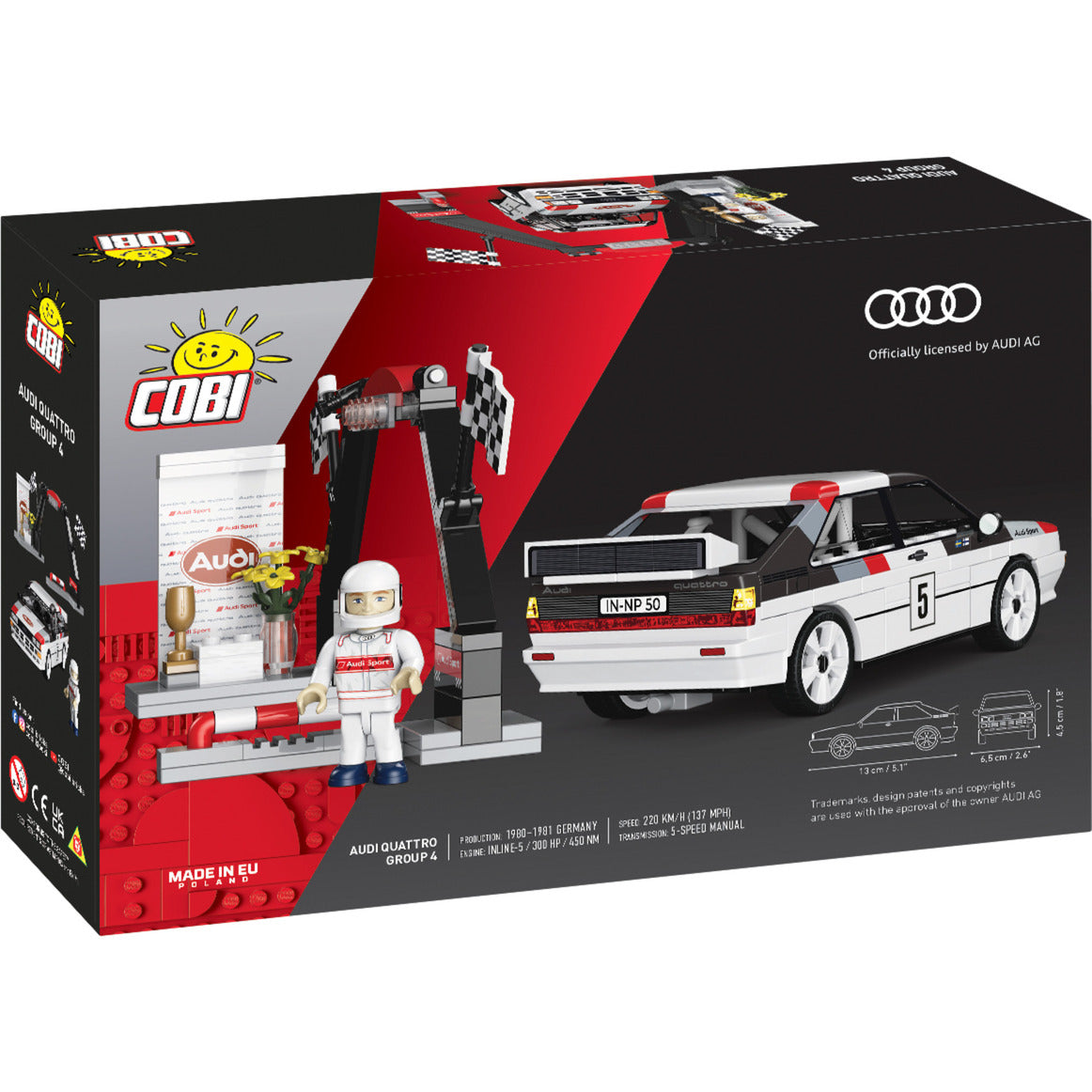 Audi Quattro Group 4, Konstruktionsspielzeug