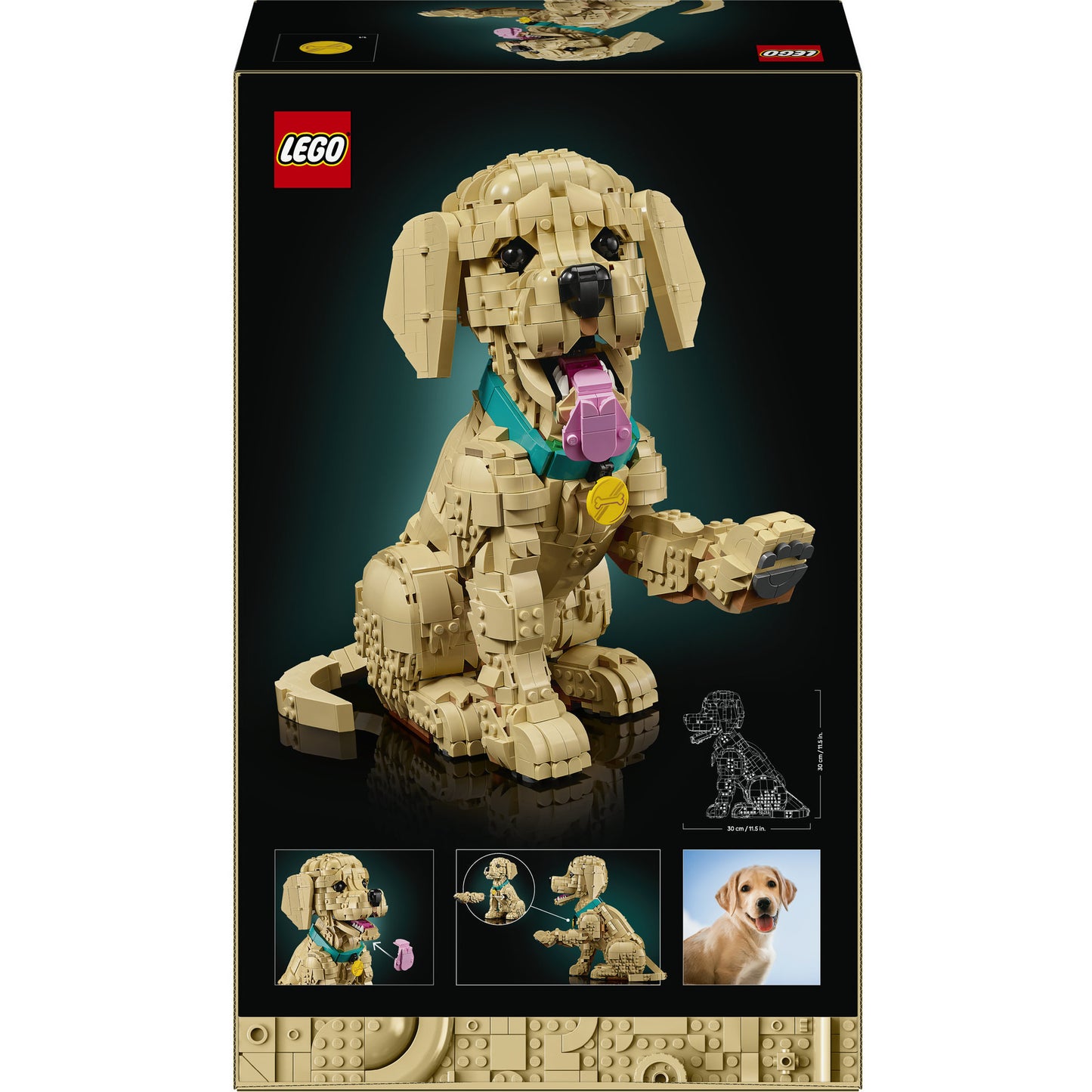 11384 Icons Golden Retriever Welpe, Konstruktionsspielzeug