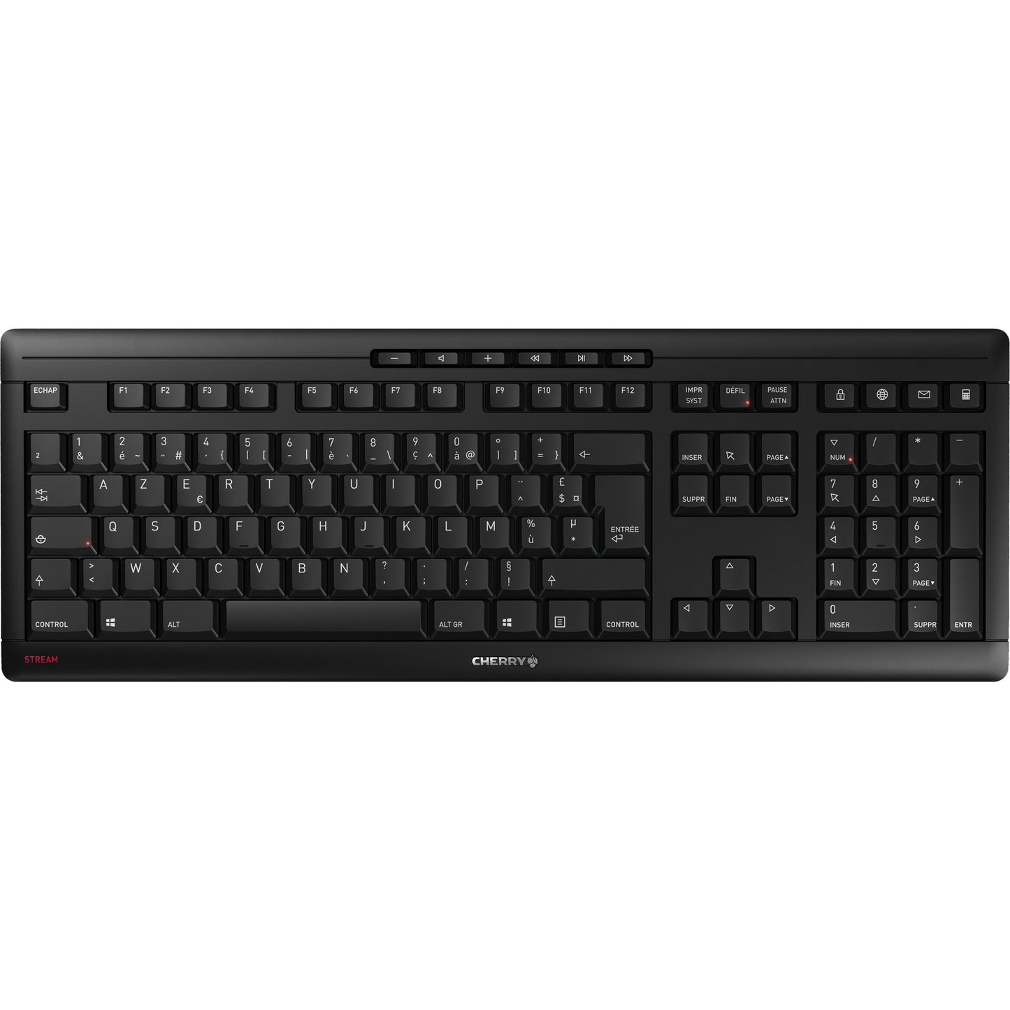 Cherry STREAM DESKTOP RECHARGE (schwarz, EU-Layout (QWERTY), Cherry SX-Scherentechnologie)