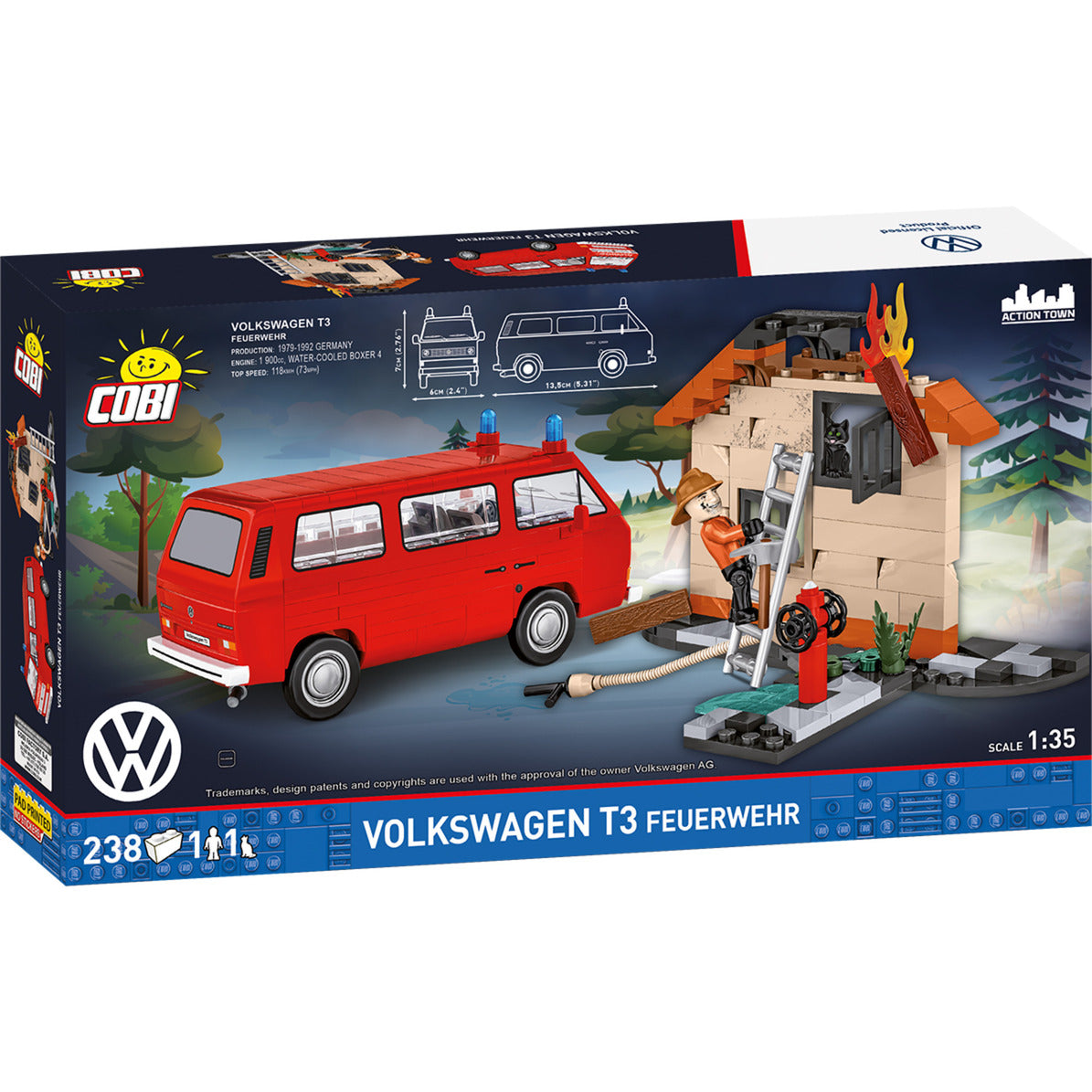 Volkswagen T3 Feuerwehr, Konstruktionsspielzeug